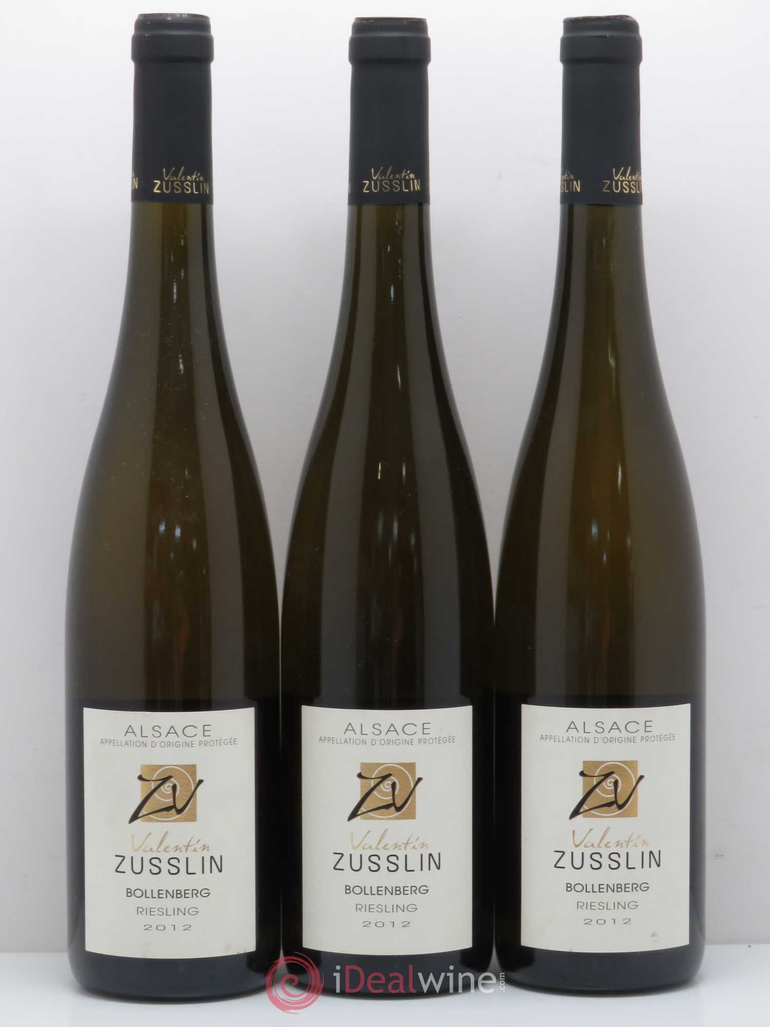 Alsace Riesling Bollenberg Valentin Zusslin (Domaine) 2012 - Lot de 6 bouteilles - 2