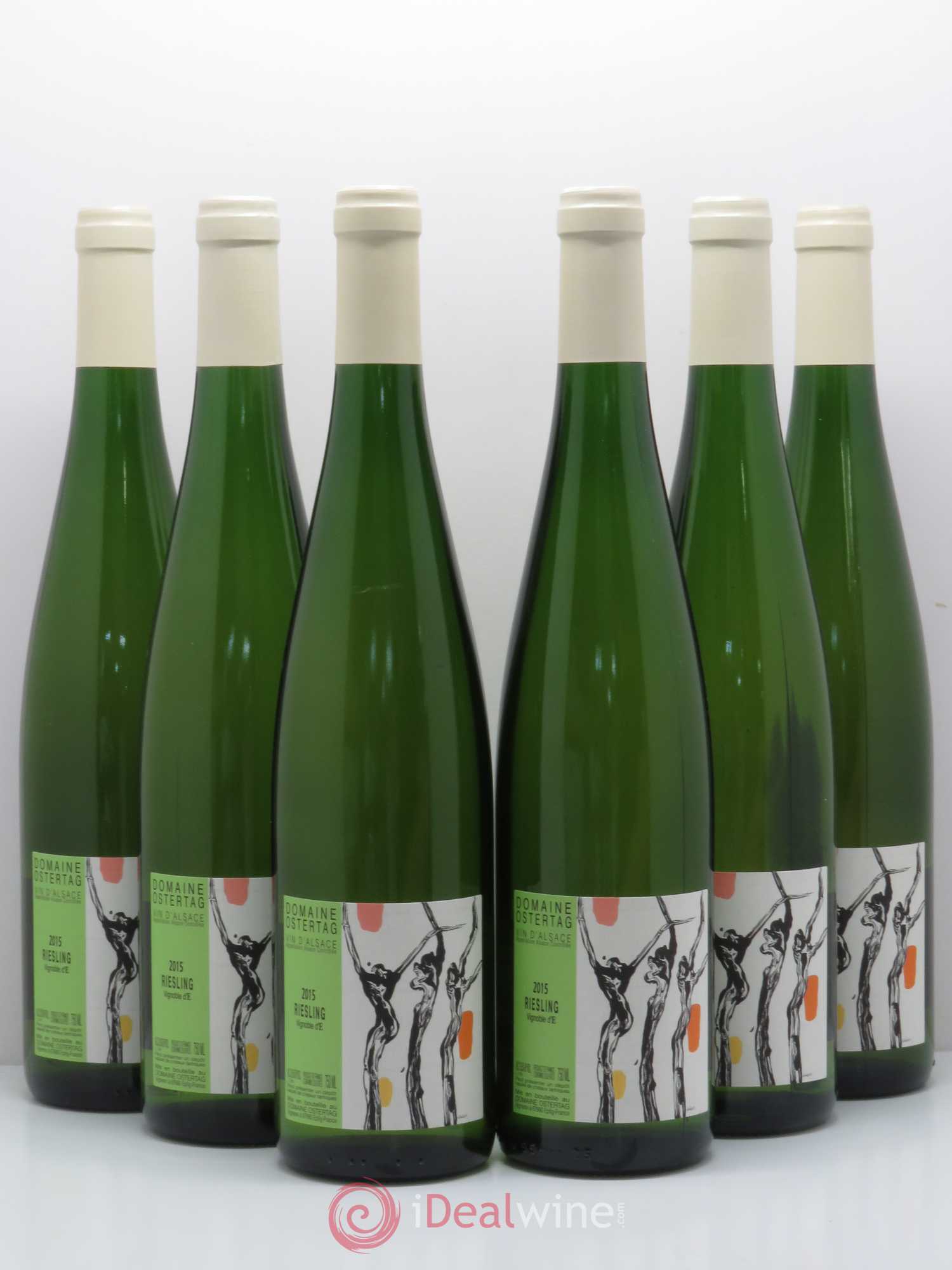 Alsace Riesling Vignoble d'E Ostertag (Domaine) 2015 - Lot de 6 bouteilles - 0