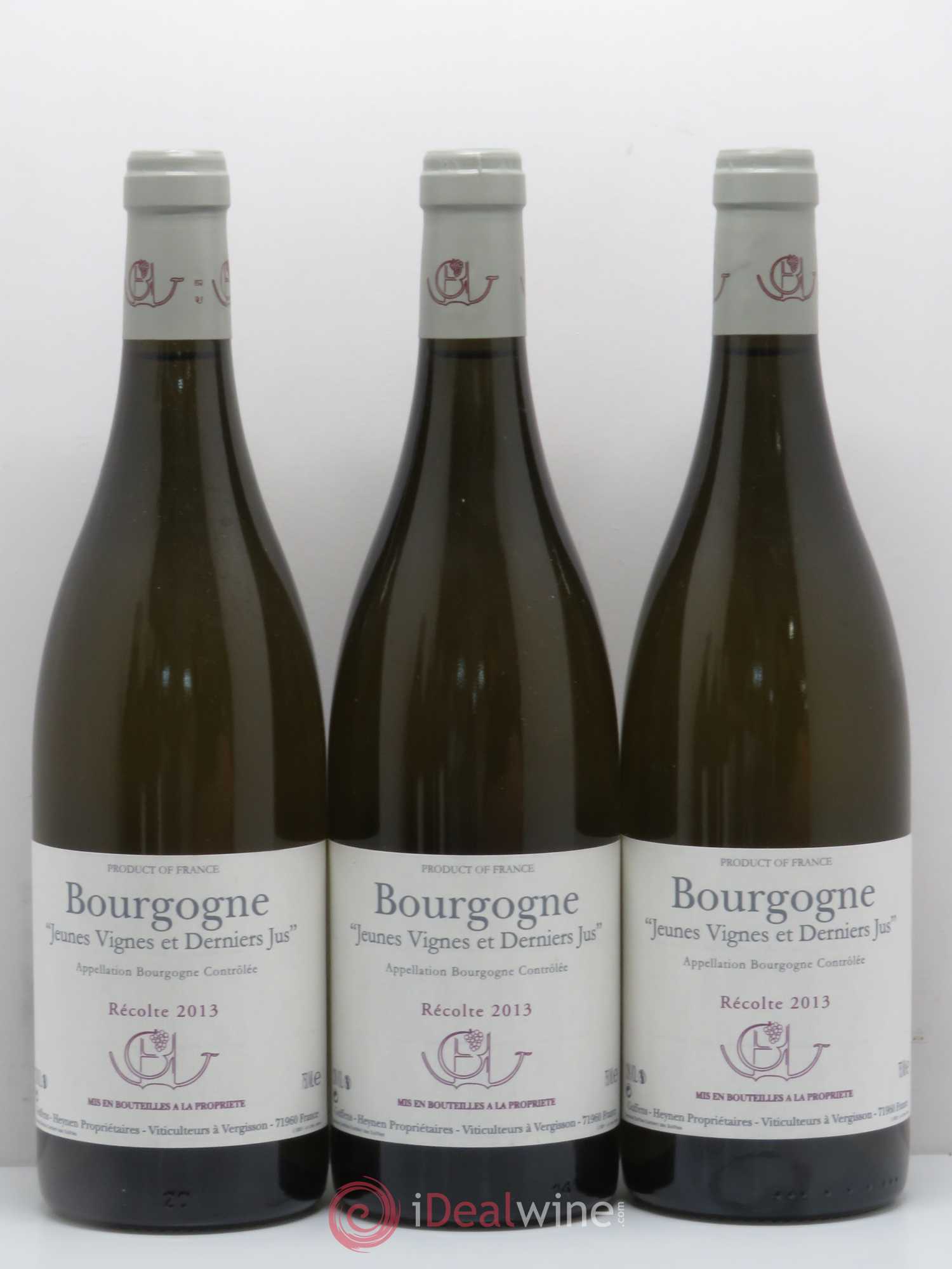 Bourgogne Domaine Guffens Heynen Jeunes Vignes Derniers Jus 2013 - Posten von 6 Flaschen - 1