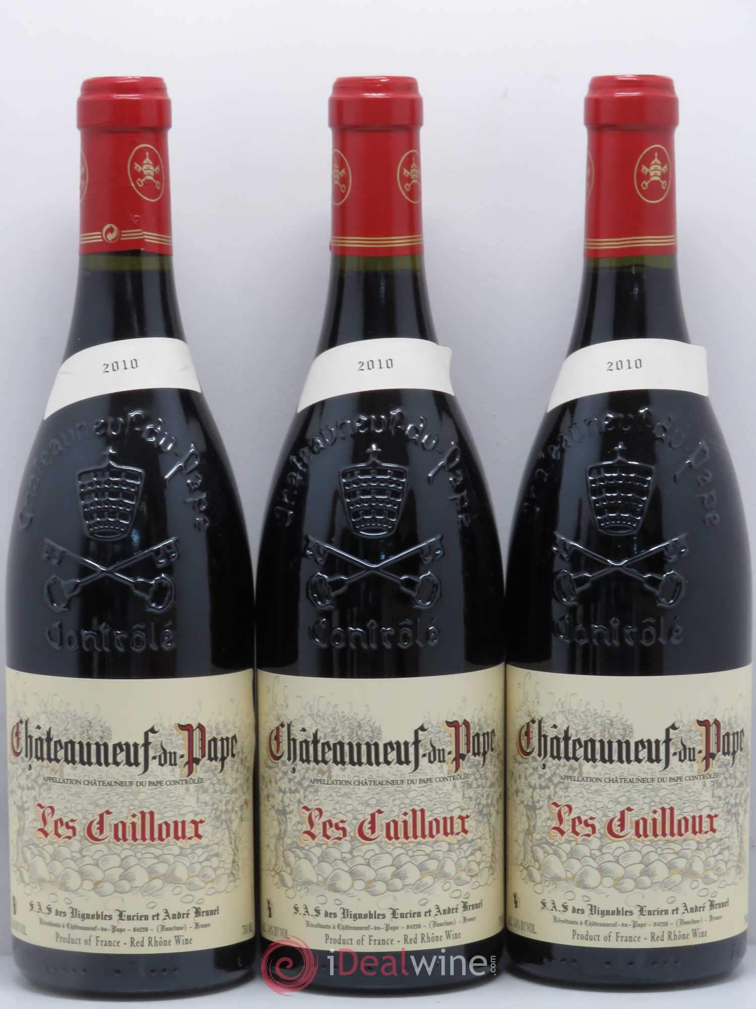 Châteauneuf-du-Pape Les Cailloux André Brunel 2010 - Lot de 6 bouteilles - 1