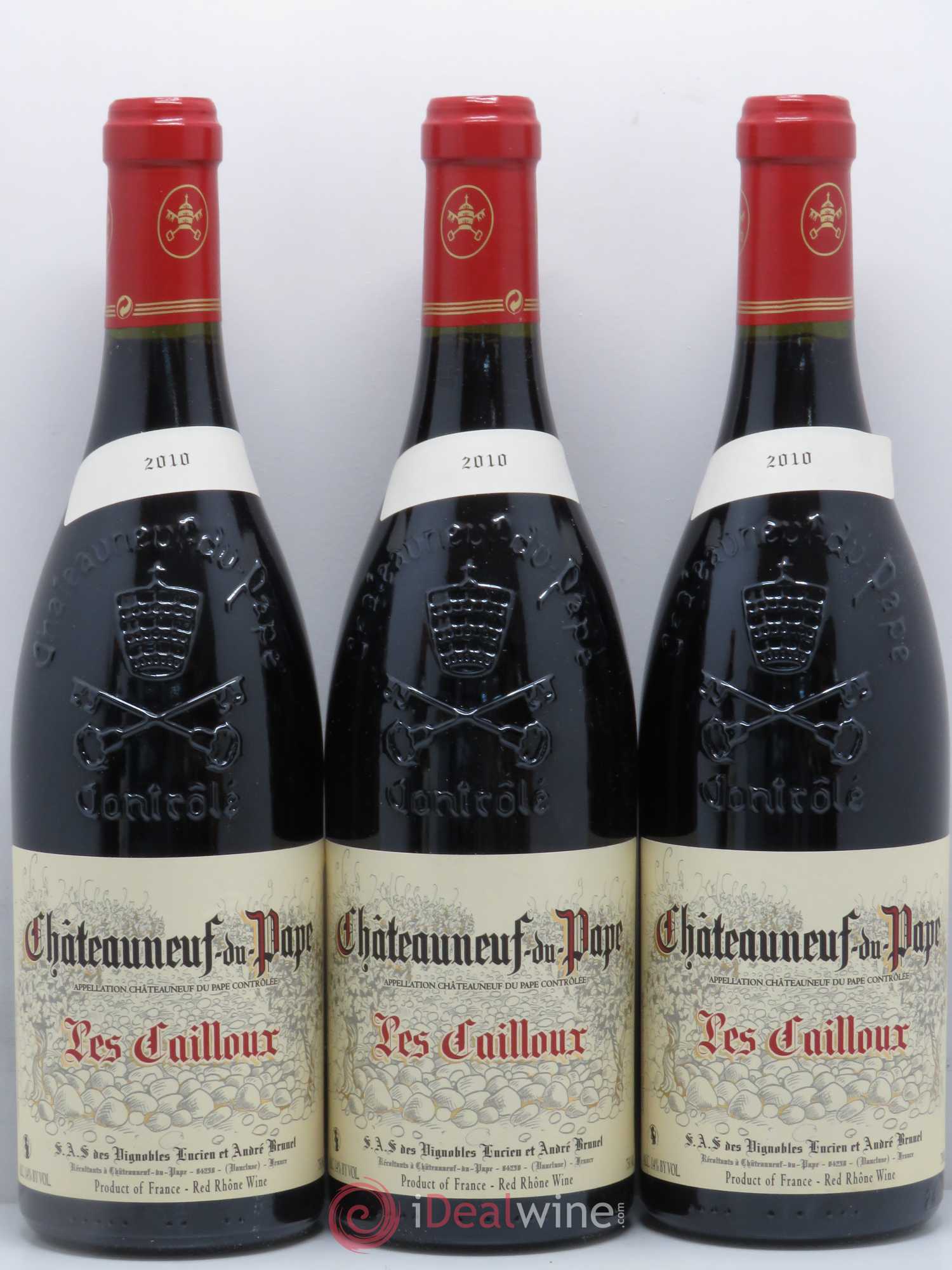 Châteauneuf-du-Pape Les Cailloux André Brunel 2010 - Lot de 6 bouteilles - 2