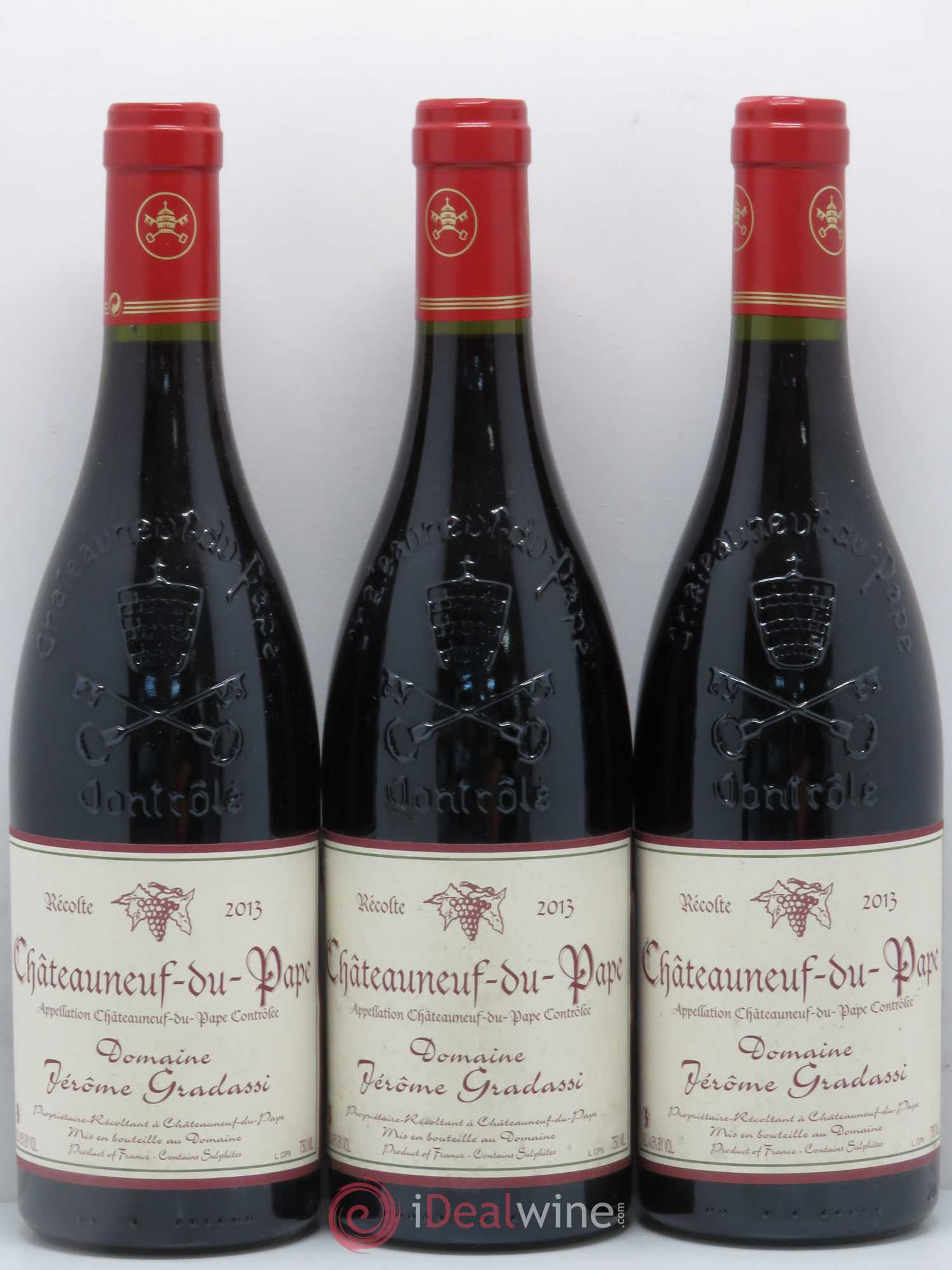 Châteauneuf-du-Pape Jerôme Gradassi 2013 - Lot de 6 bouteilles - 2