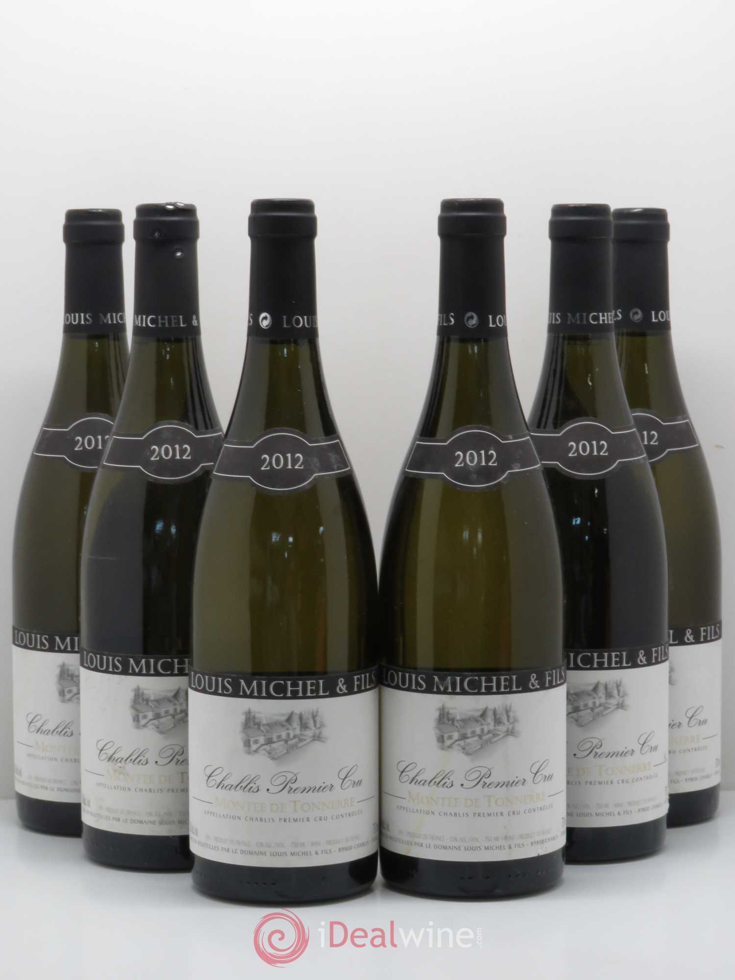 Chablis 1er Cru Montée de Tonnerre Louis Michel et Fils 2012 - Lot de 6 bouteilles - 0