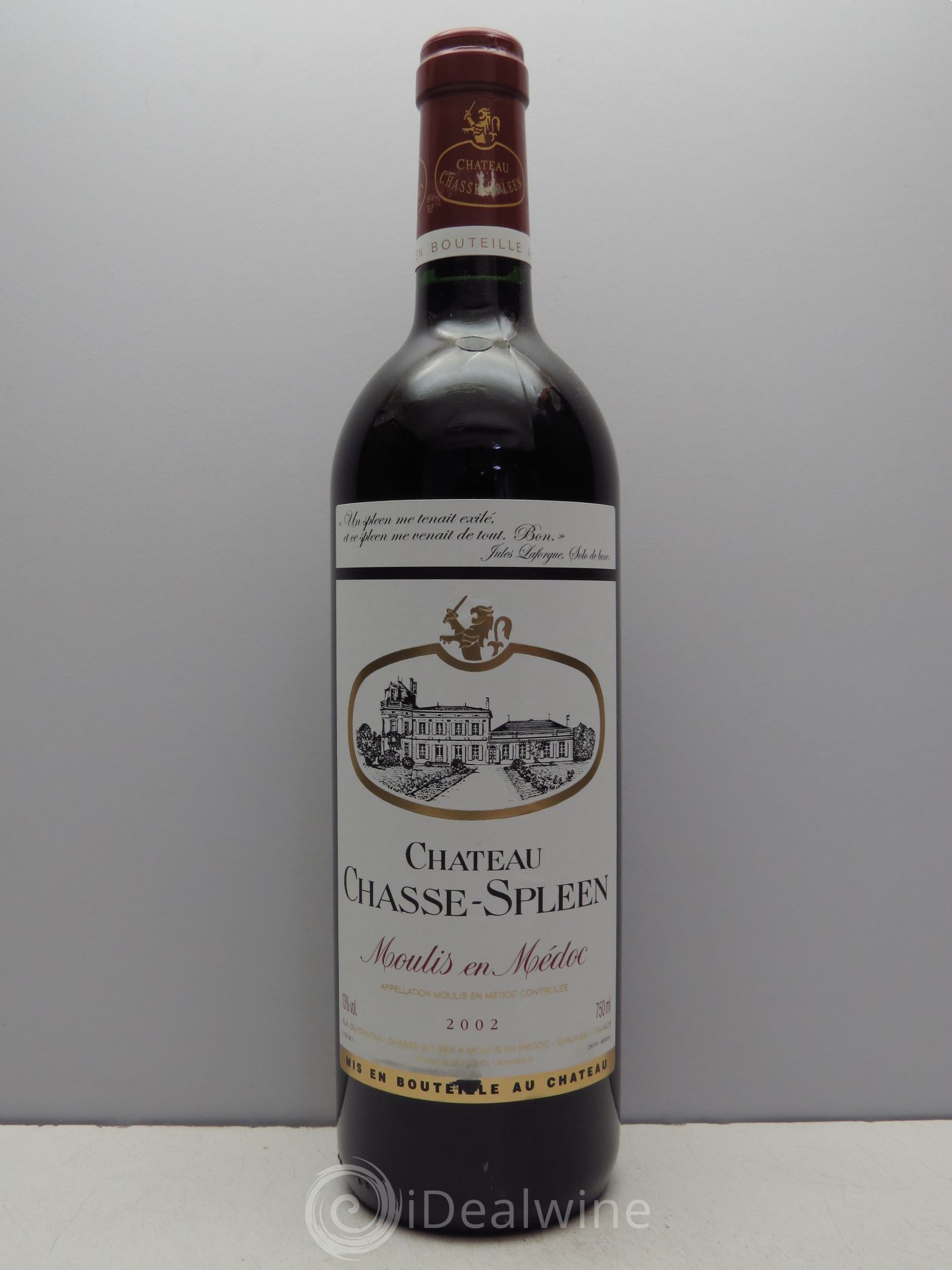 Château Chasse Spleen 2002 - Lot de 12 bouteilles - 0