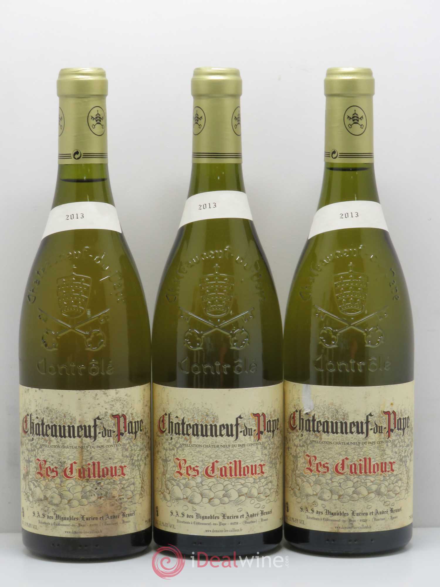 Châteauneuf-du-Pape Les Cailloux 2013 - Posten von 6 Flaschen - 1