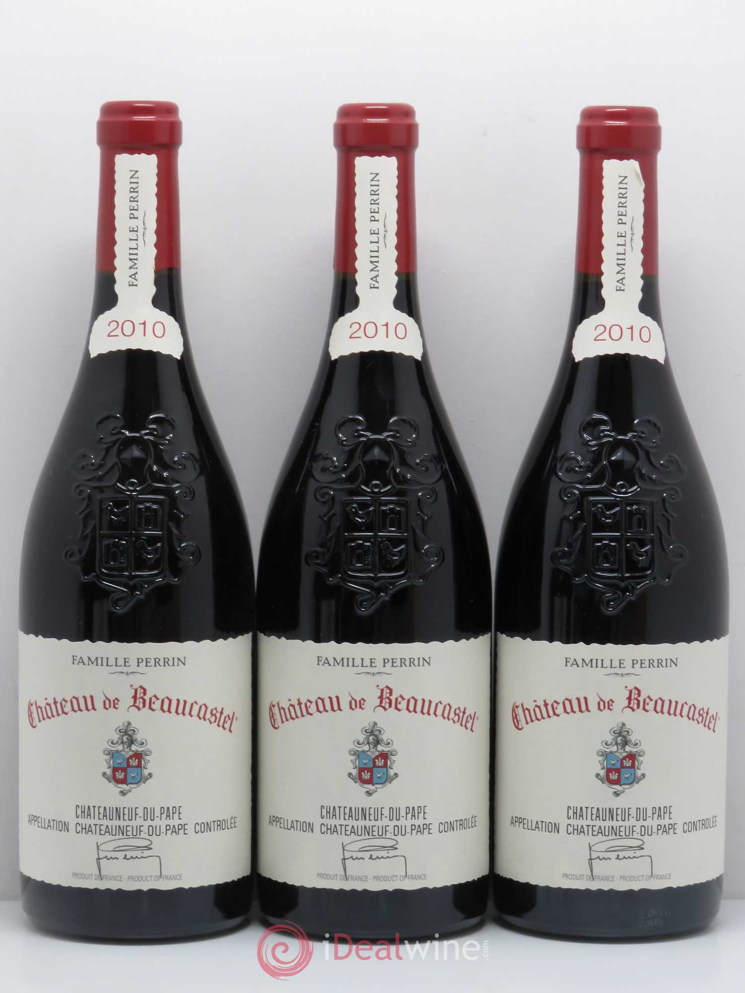 Châteauneuf-du-Pape Château de Beaucastel Famille Perrin 2010 - Lot de 5 bouteilles - 1