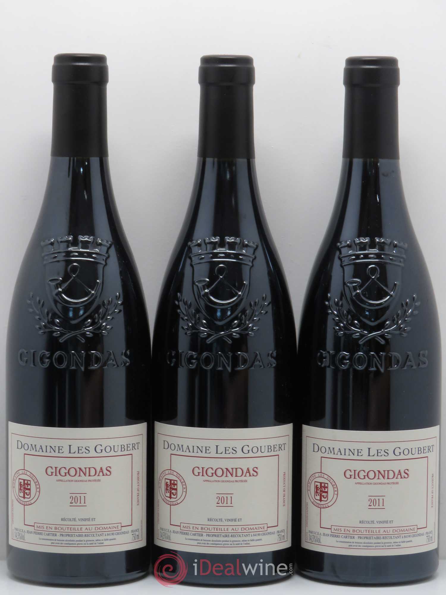 Gigondas Domaine Les Goubert 2011 - Posten von 6 Flaschen - 1