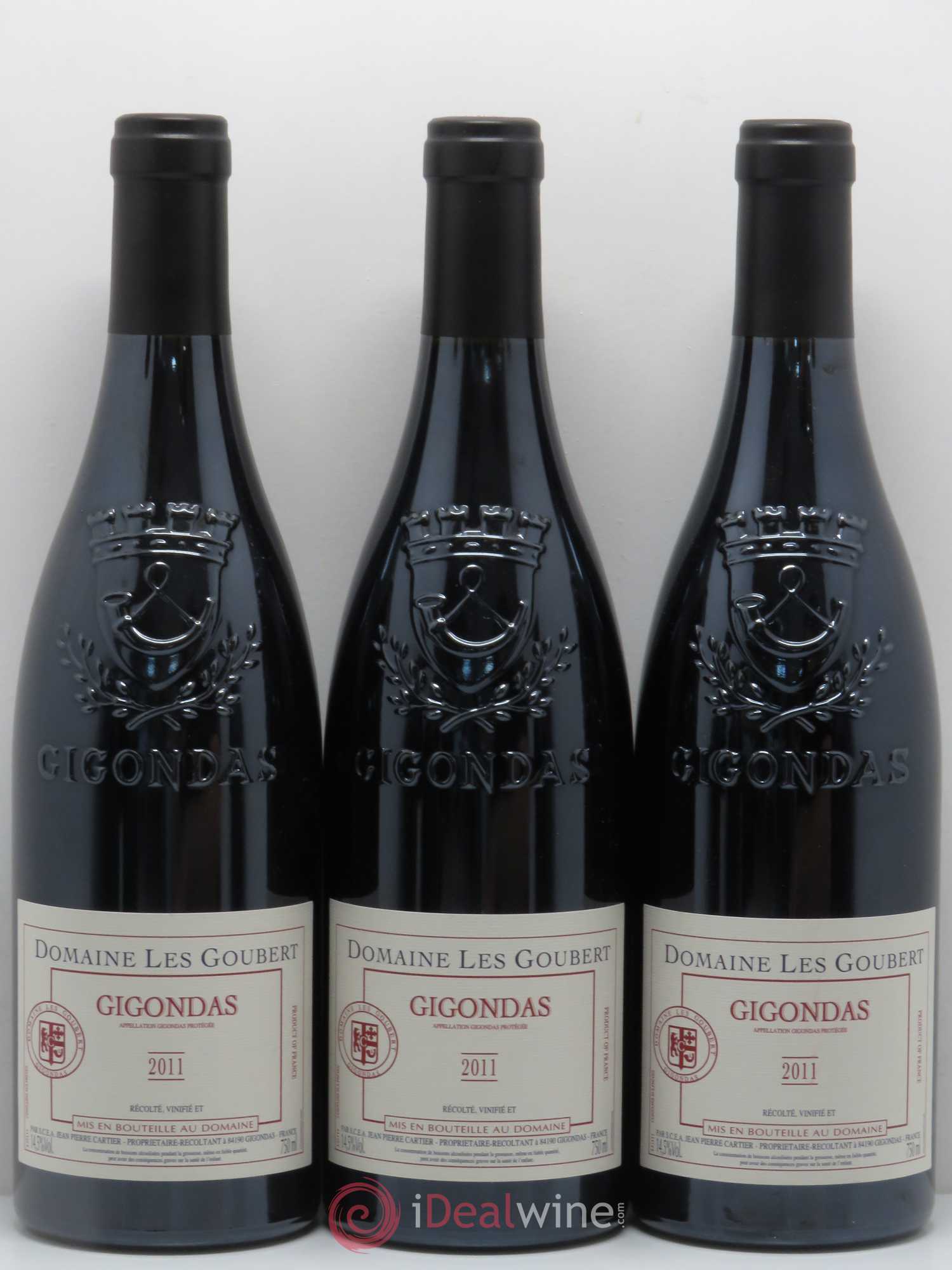 Gigondas Domaine Les Goubert 2011 - Posten von 6 Flaschen - 2