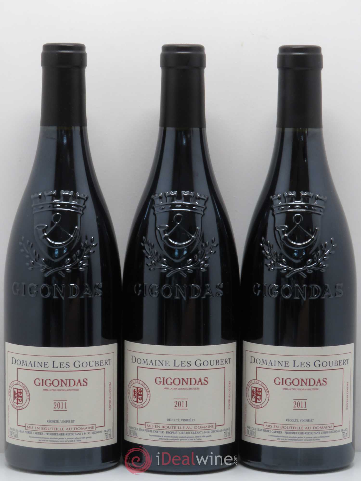 Gigondas Domaine Les Goubert 2011 - Posten von 6 Flaschen - 1