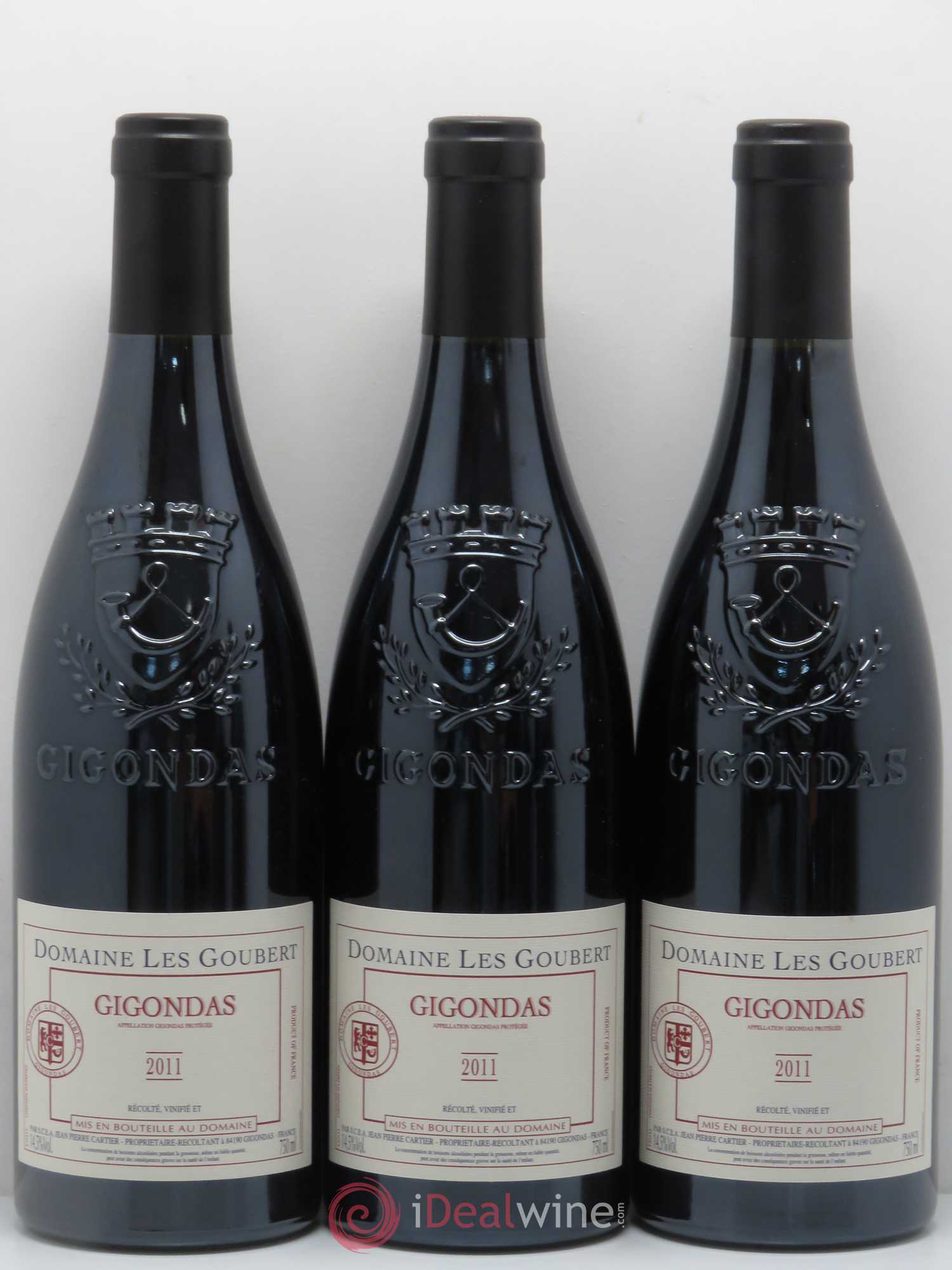 Gigondas Domaine Les Goubert 2011 - Posten von 6 Flaschen - 2