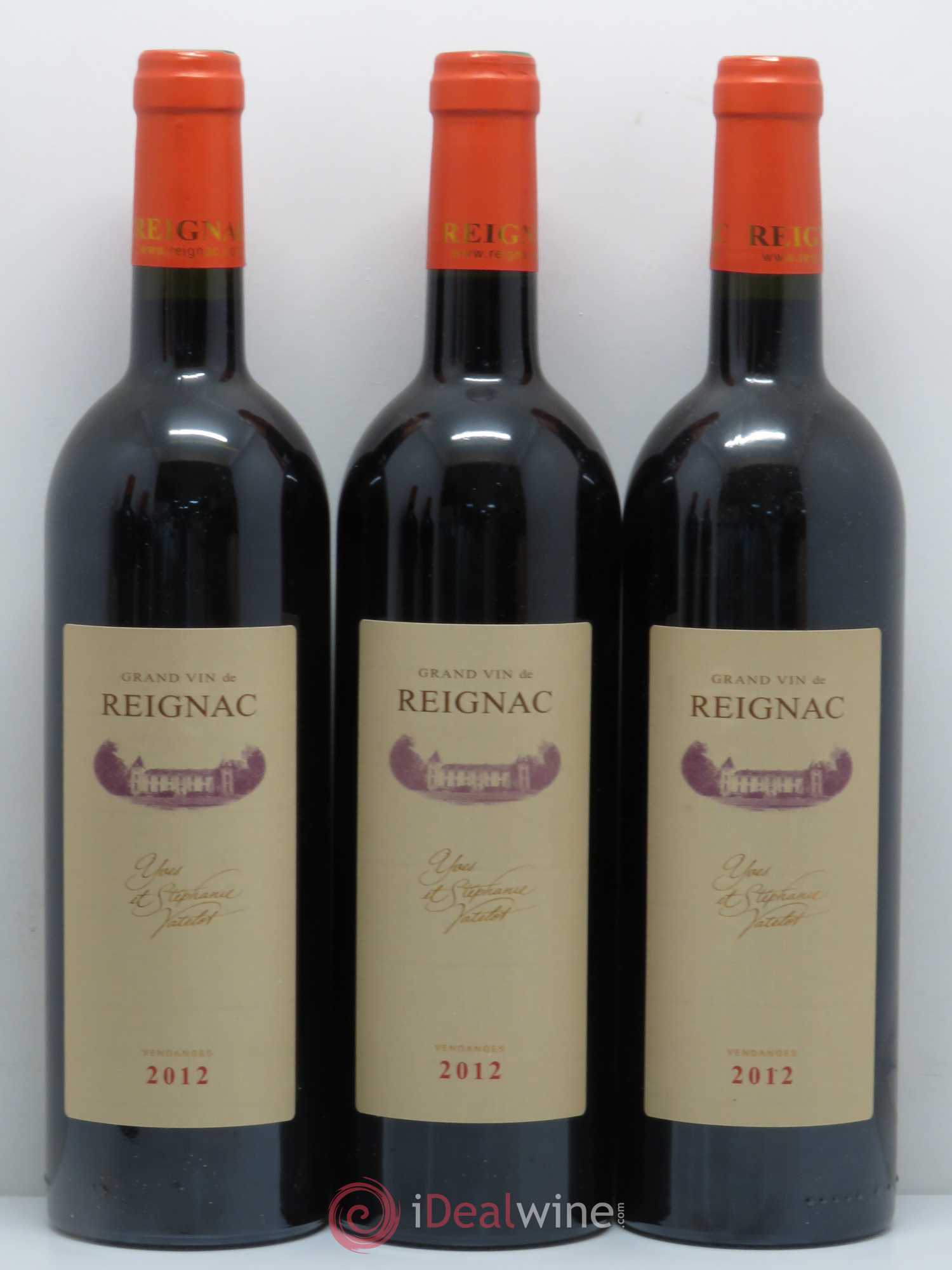 Grand vin de Reignac 2012 - Lot de 12 bouteilles - 1