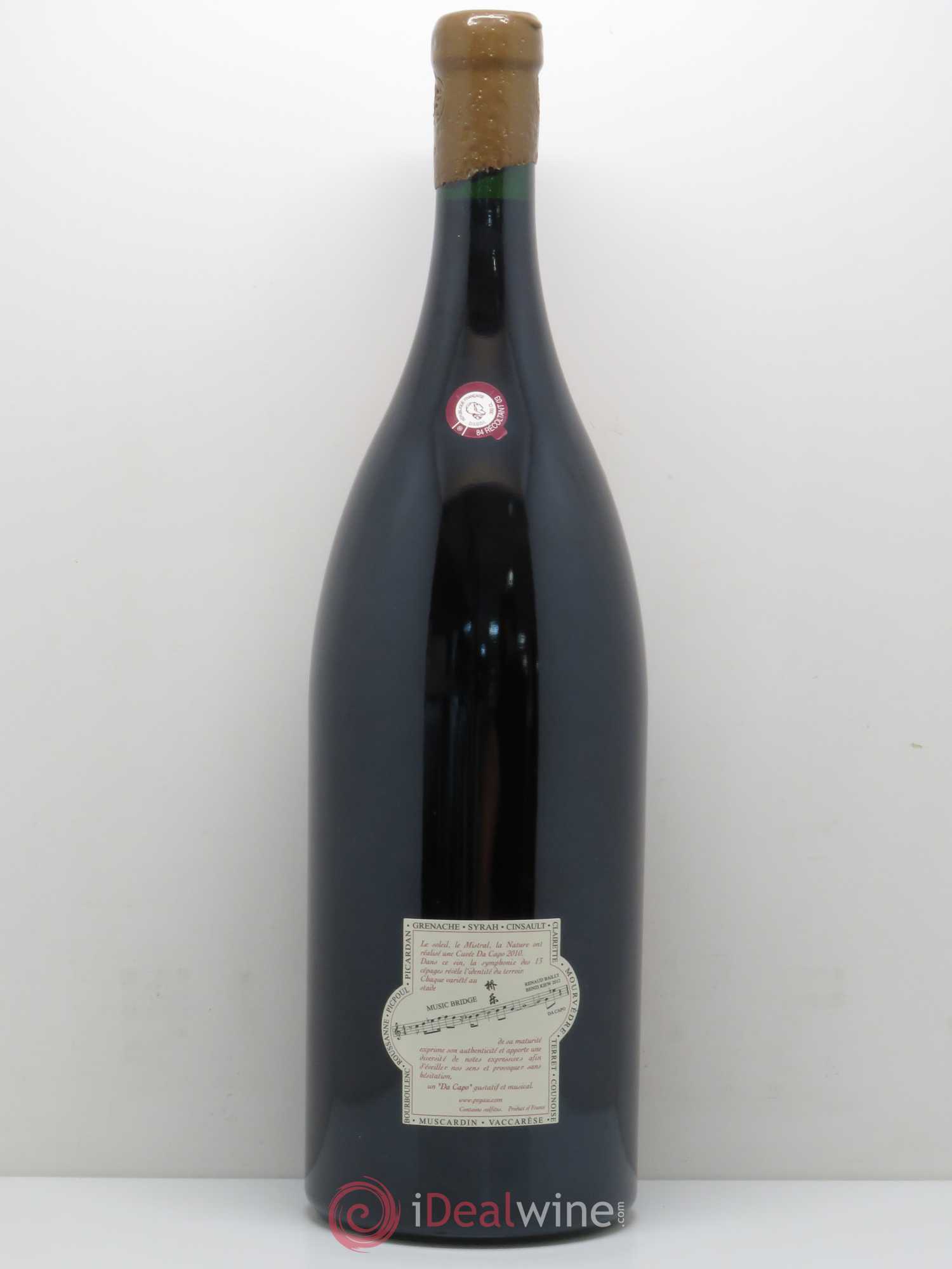 Châteauneuf-du-Pape Domaine du Pégau Cuvée Da Capo Paul et Laurence Féraud 2010 - Lot de 1 double magnum - 1