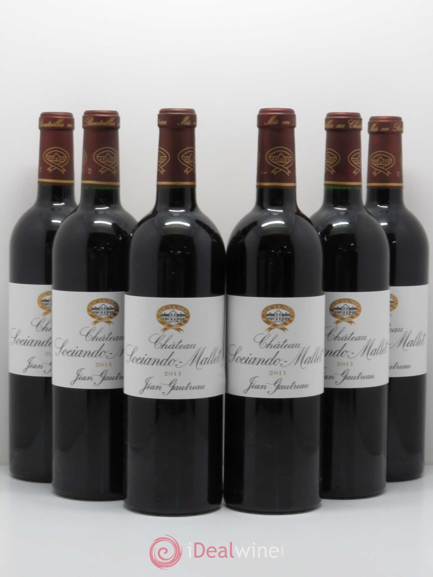 Château Sociando Mallet 2011 - Lot de 6 bouteilles - 0