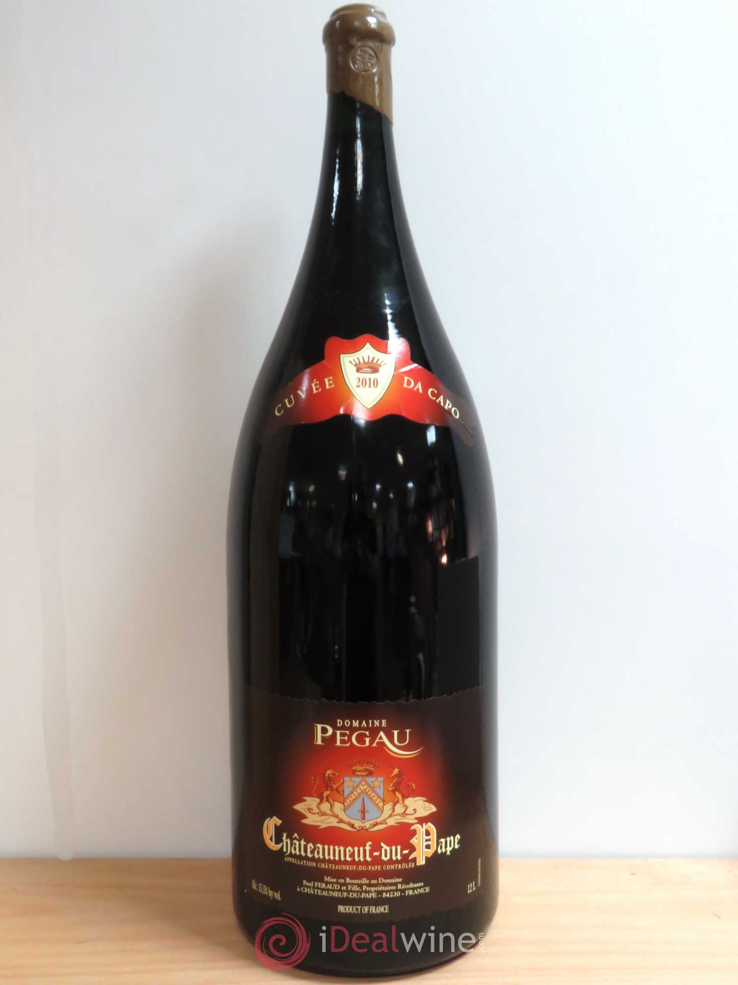 Châteauneuf-du-Pape Domaine du Pégau Cuvée Da Capo Paul et Laurence Féraud 2010 - Lot de 1 balthazar - 0