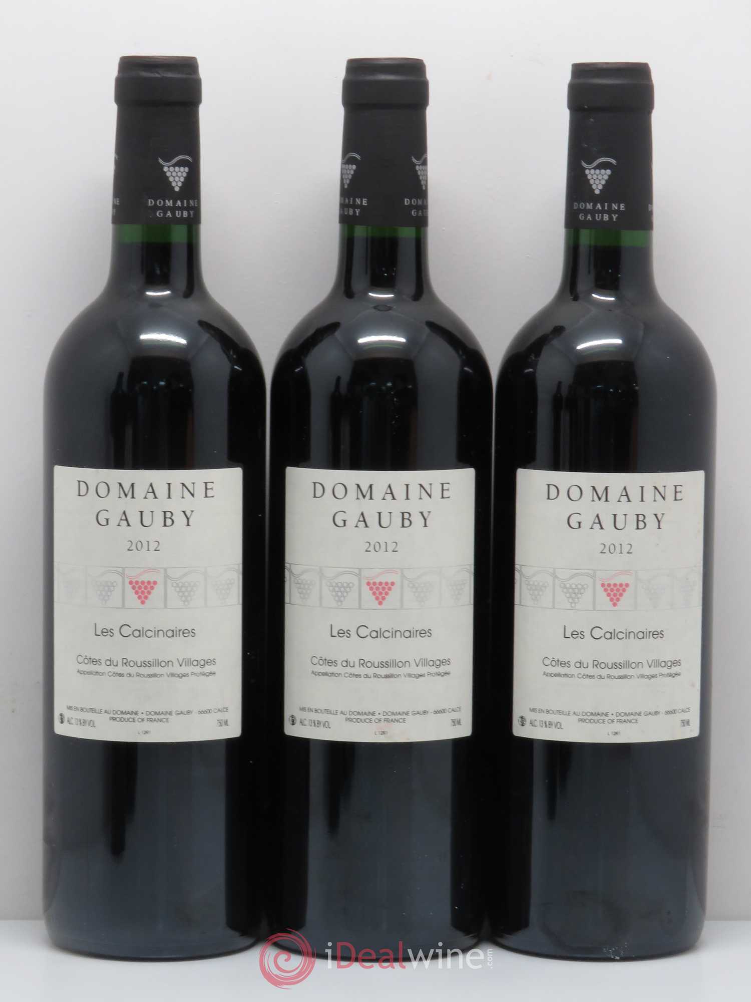 Côtes du Roussillon Les Calcinaires Gauby (Domaine) 2012 - Lot de 6 bouteilles - 1