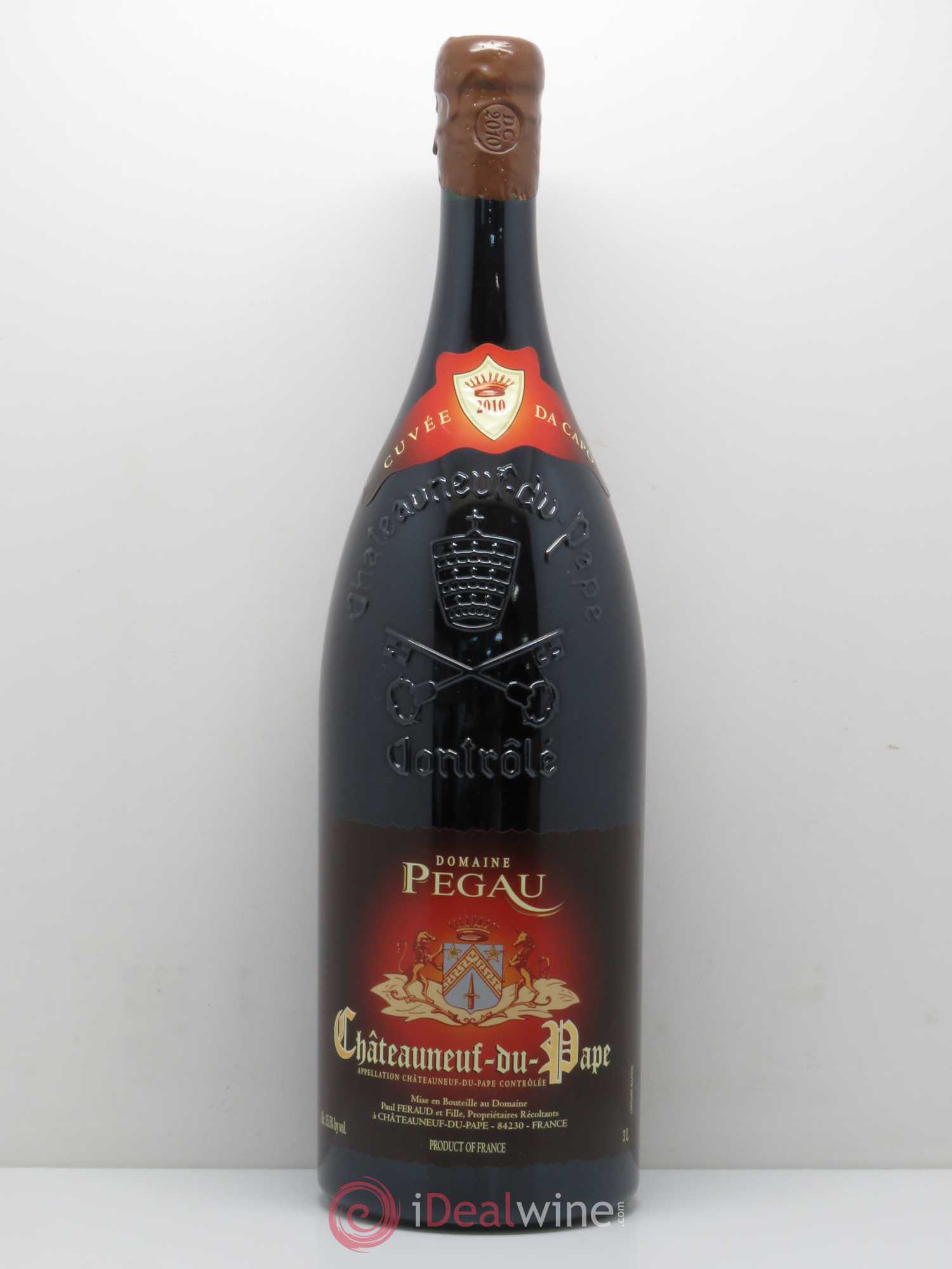 Châteauneuf-du-Pape Domaine du Pégau Cuvée Da Capo Paul et Laurence Féraud 2010 - Lot de 1 double magnum - 0