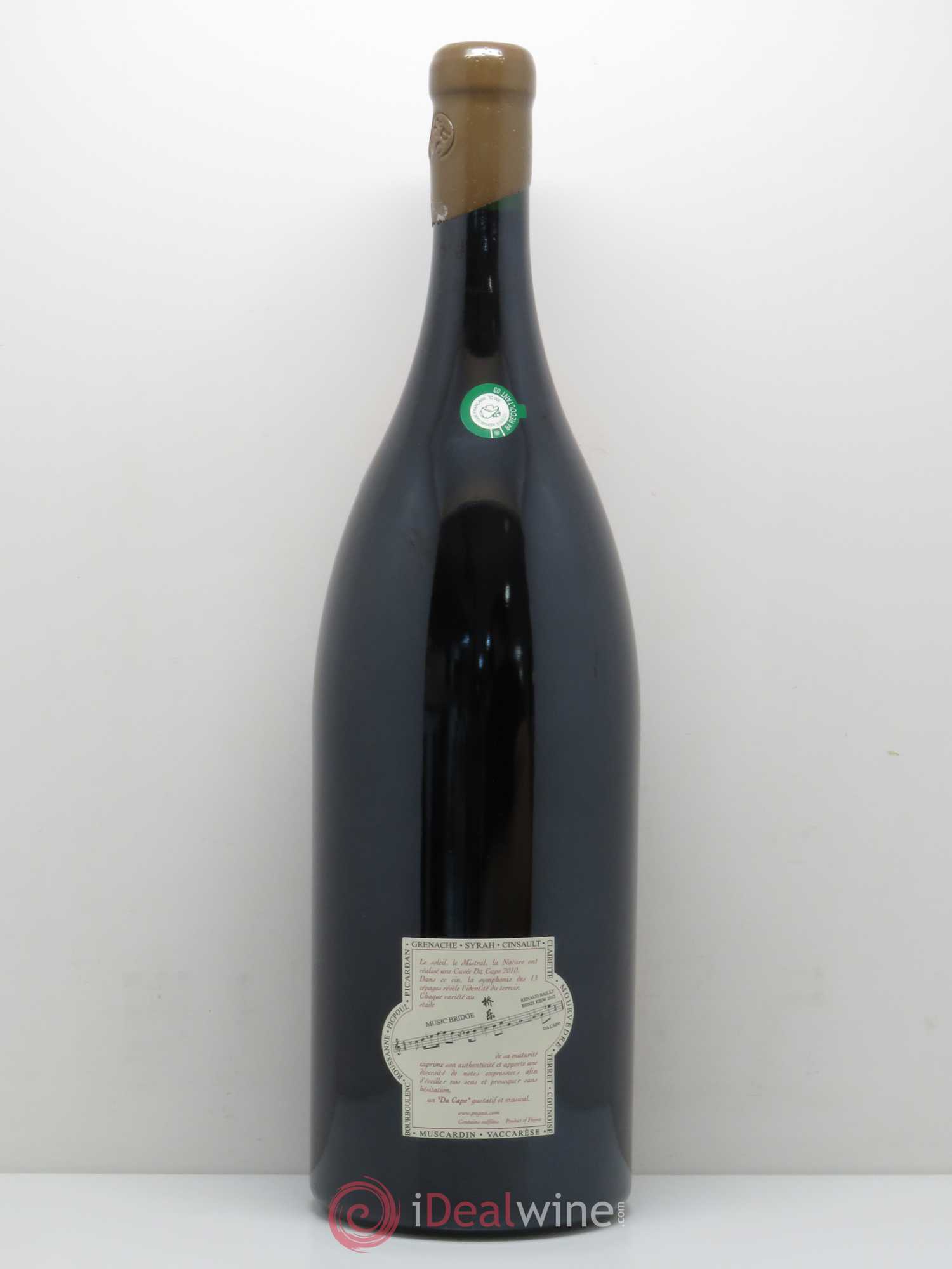 Châteauneuf-du-Pape Domaine du Pégau Cuvée Da Capo Paul et Laurence Féraud 2010 - Lot de 1 double magnum - 1
