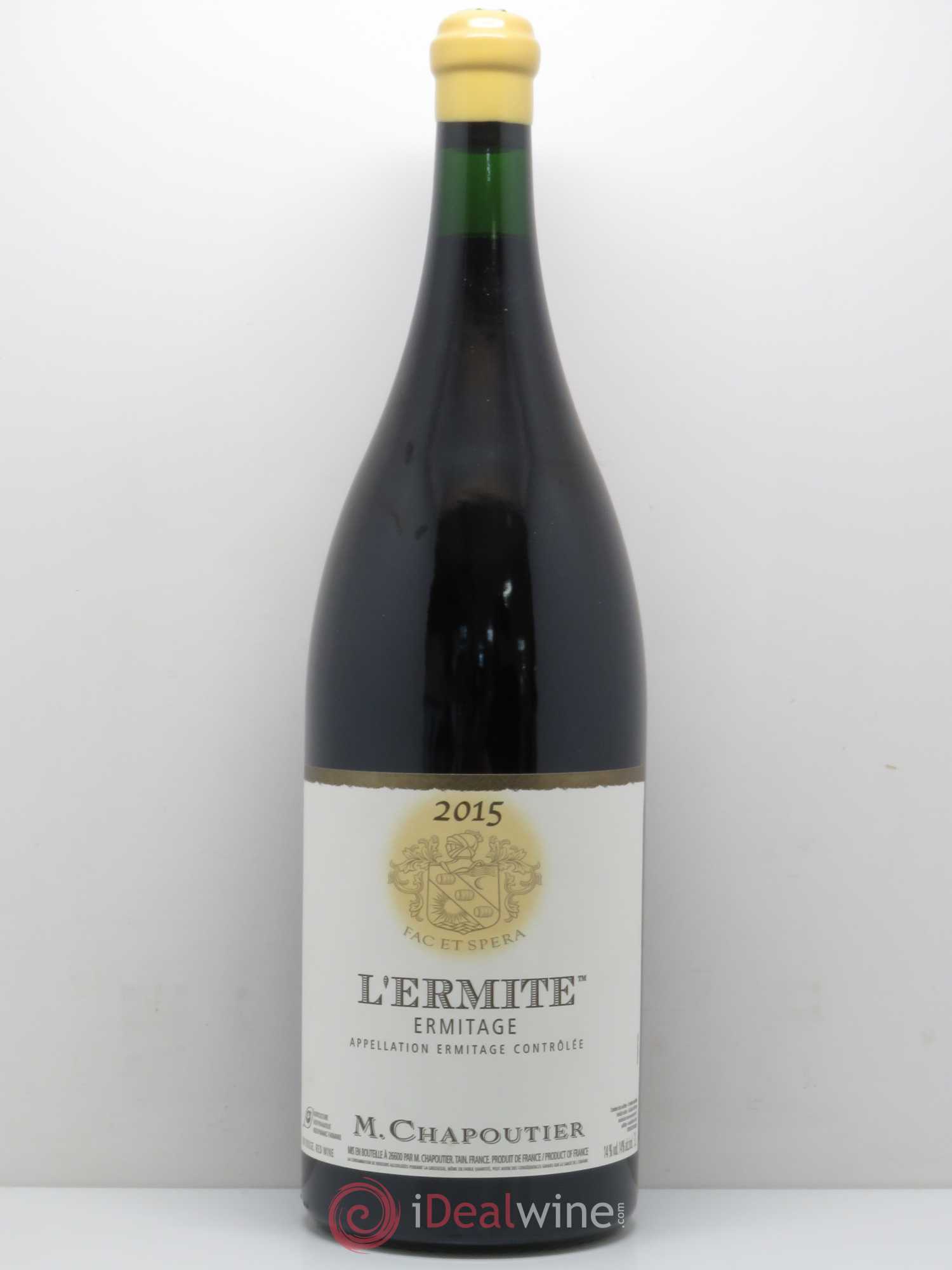 Hermitage Ermitage l'Ermite Chapoutier 2015 - Lot de 1 double magnum - 0