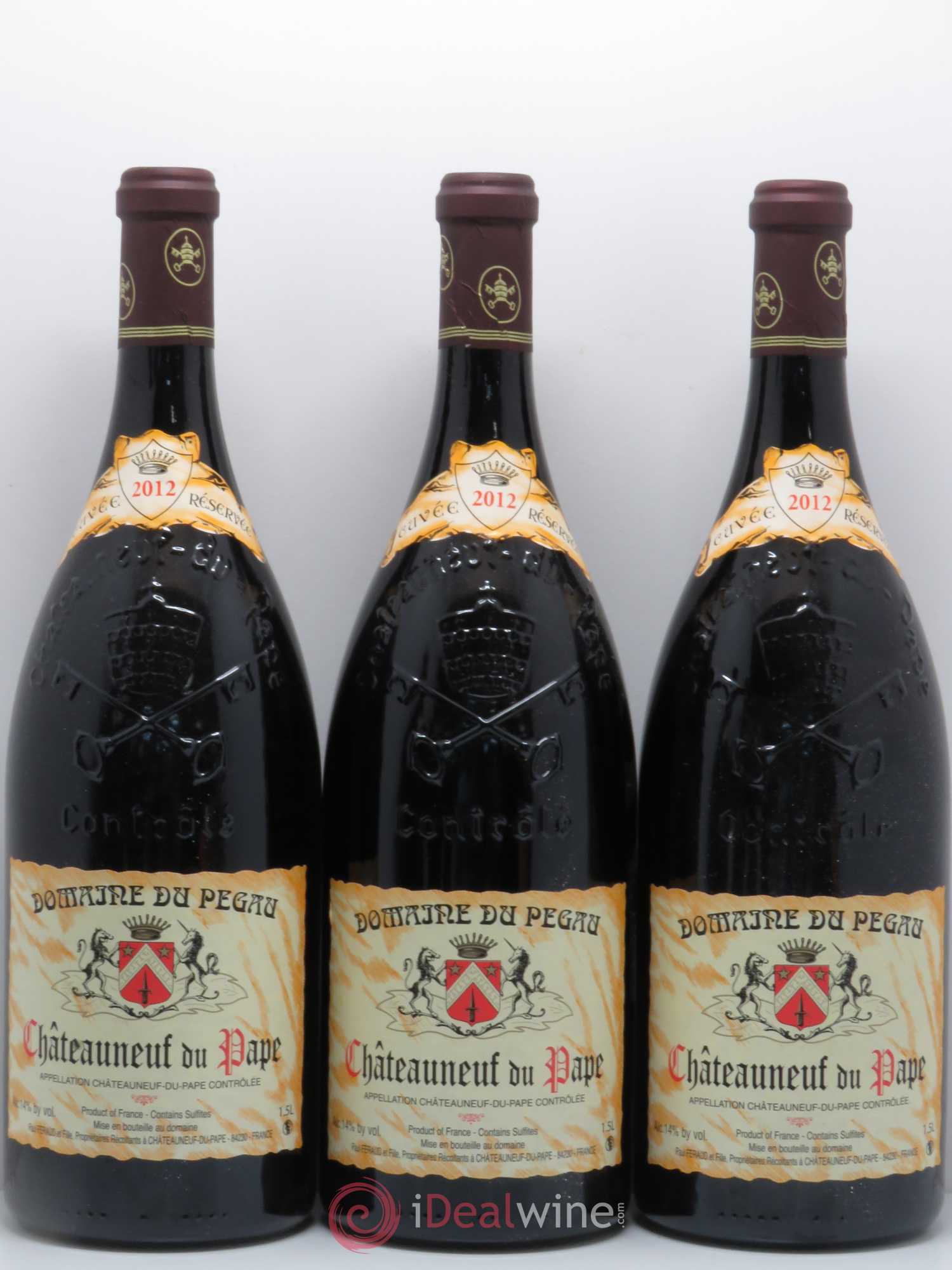 Châteauneuf-du-Pape Domaine du Pégau Cuvée Réservée Paul et Laurence Féraud 2012 - Lot de 6 magnums - 1
