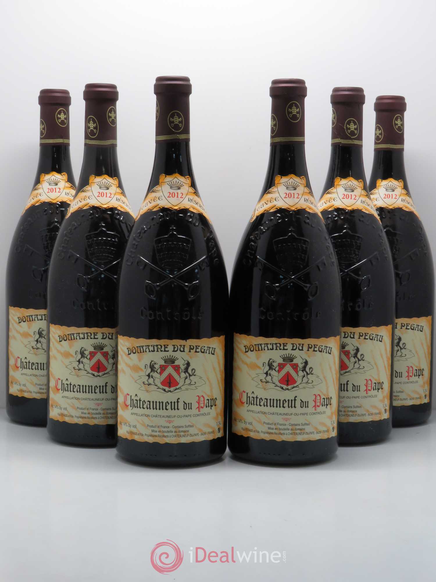 Châteauneuf-du-Pape Domaine du Pégau Cuvée Réservée Paul et Laurence Féraud 2012 - Lot de 6 magnums - 0