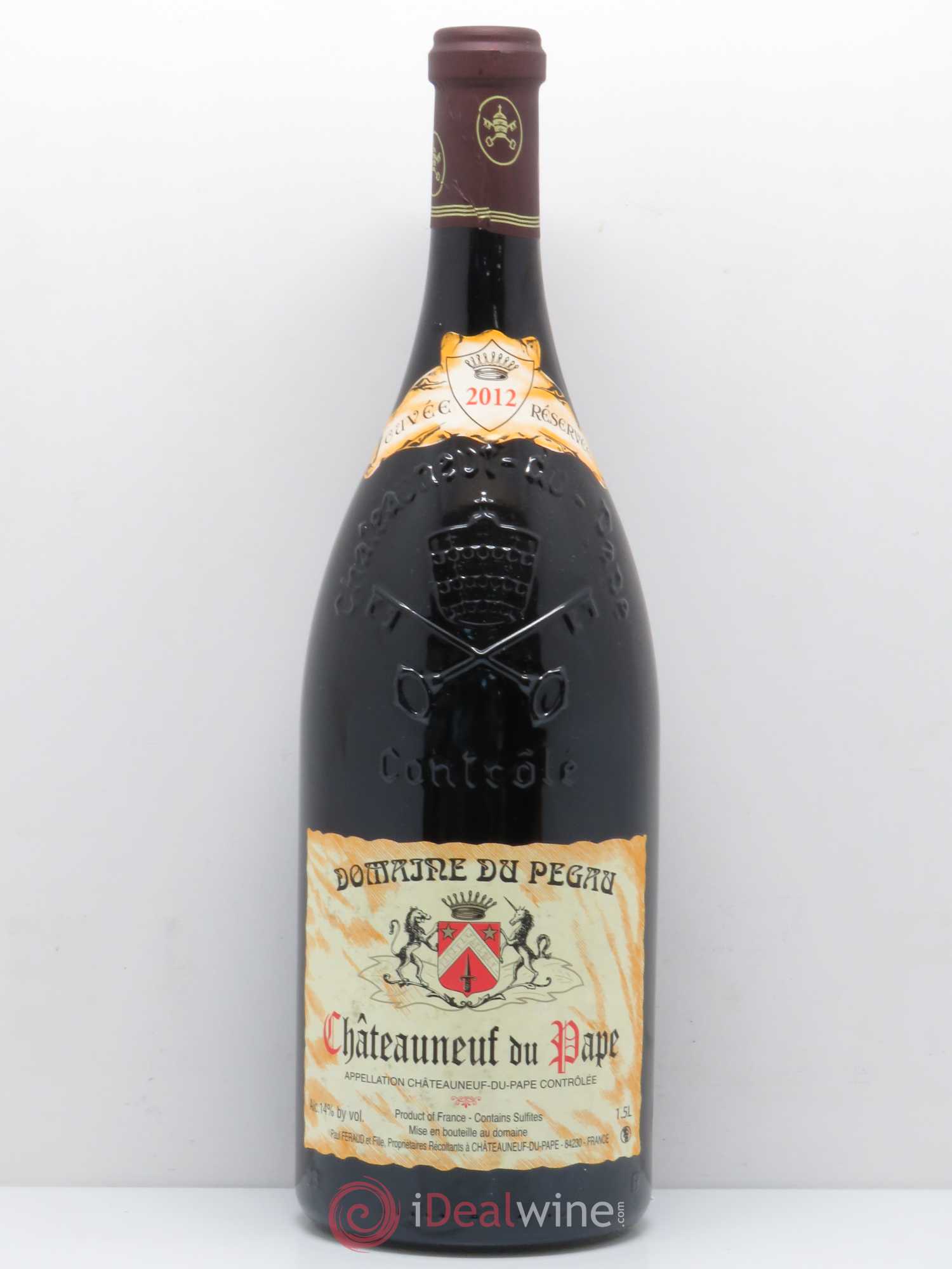 Châteauneuf-du-Pape Domaine du Pégau Cuvée Réservée Paul et Laurence Féraud 2012 - Lot de 1 magnum - 0