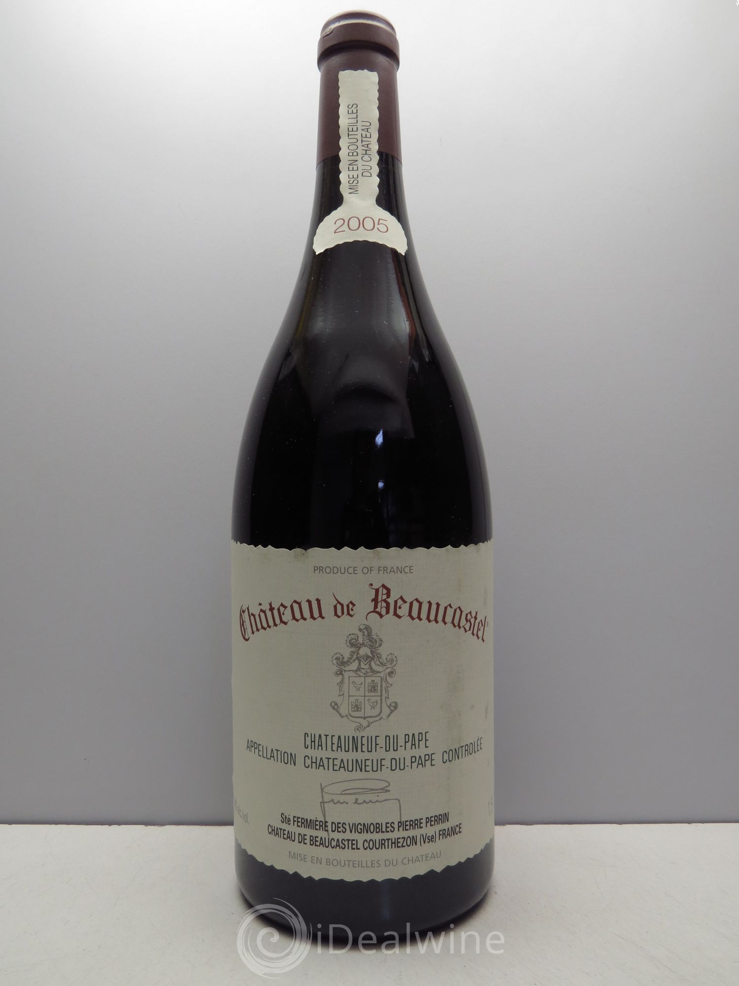Châteauneuf-du-Pape Château de Beaucastel Famille Perrin 2005 - Lot de 6 magnums - 0