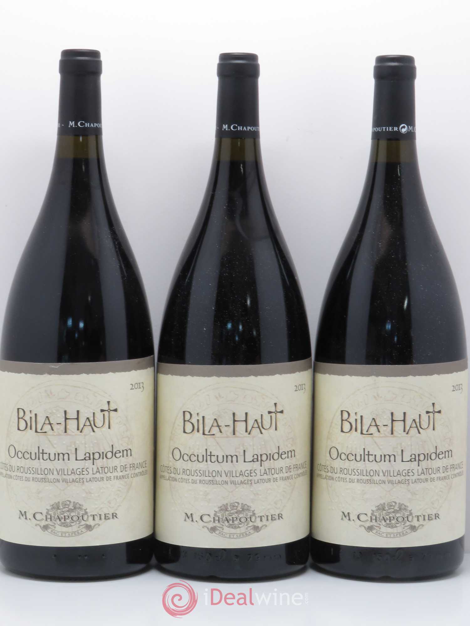 Côtes du Roussillon Villages Latour de France Bila-Haut (Domaine) Occultum Lapidem Chapoutier 2013 - Lot de 3 magnums - 0