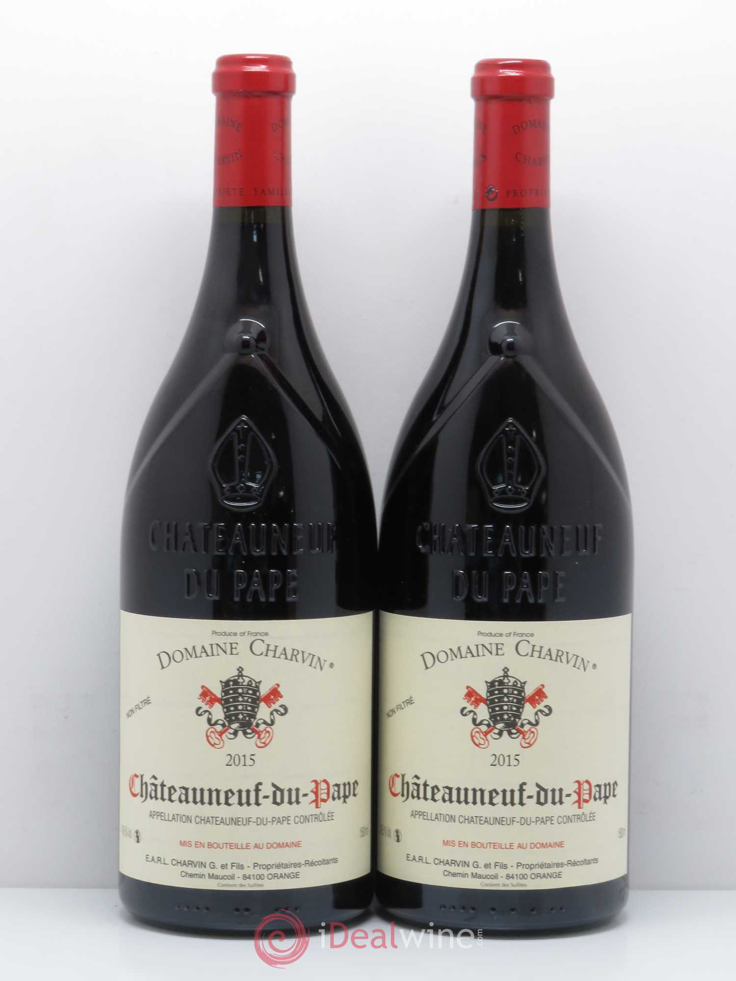 Châteauneuf-du-Pape Charvin (Domaine) 2015 - Lot de 2 magnums - 0