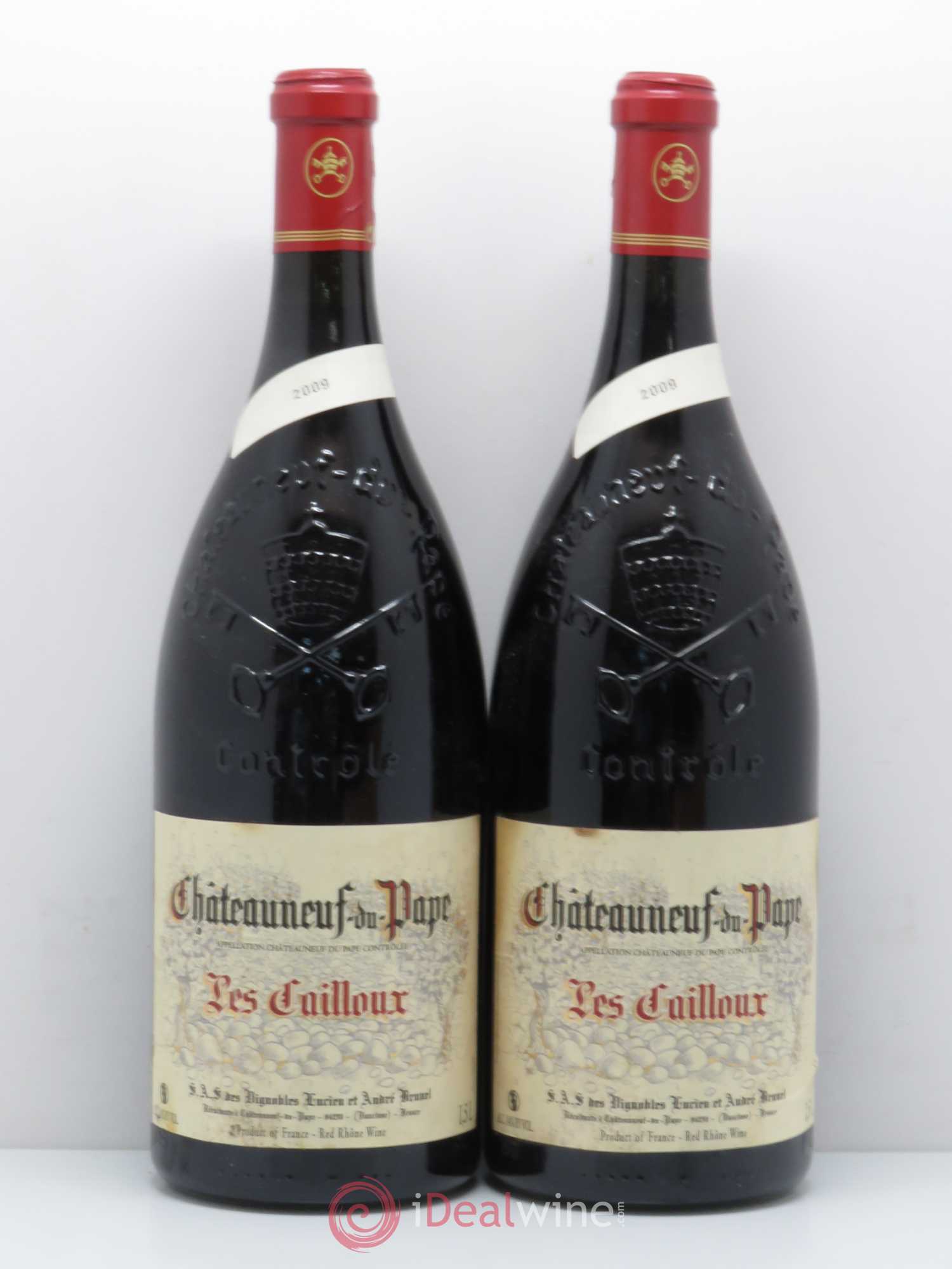 Châteauneuf-du-Pape Les Cailloux André Brunel 2009 - Lot de 2 magnums - 0