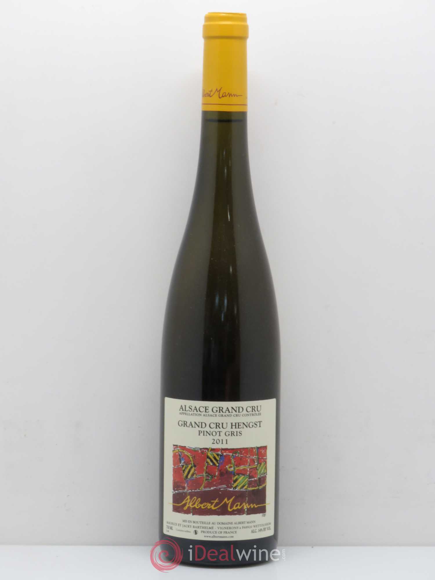 Pinot Gris Domaine Albert Mann Grand Cru Hengst 2011 - Posten von 1 Flasche - 0