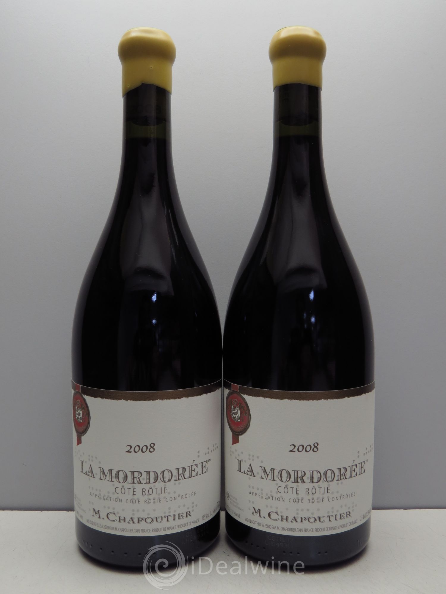 Côte-Rôtie La Mordorée Chapoutier (sans prix de réserve - no reserve) 2008 - Posten von 2 Flaschen - 0