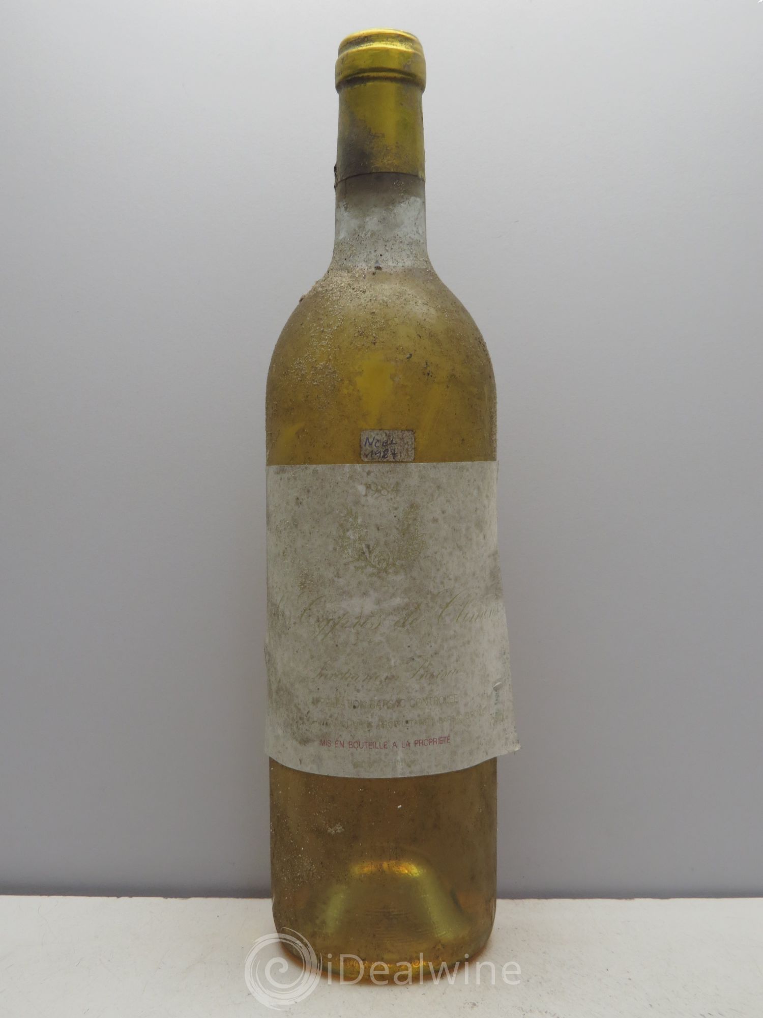 Barsac les Cyprès de Climens 1984 - Posten von 1 Flasche - 0