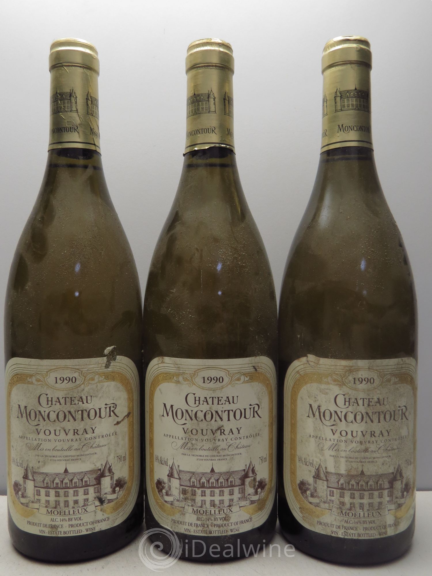 Vouvray 1990 - Lotto di 3 bottiglie - 0