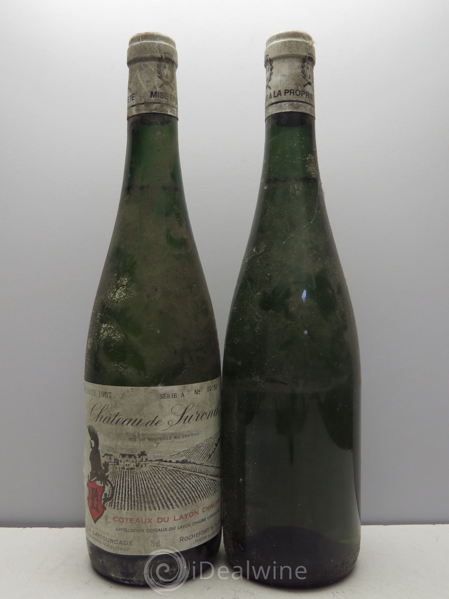 Coteaux du Layon Chaumes Château de Suronde 1987 - Lotto di 2 bottiglie - 0