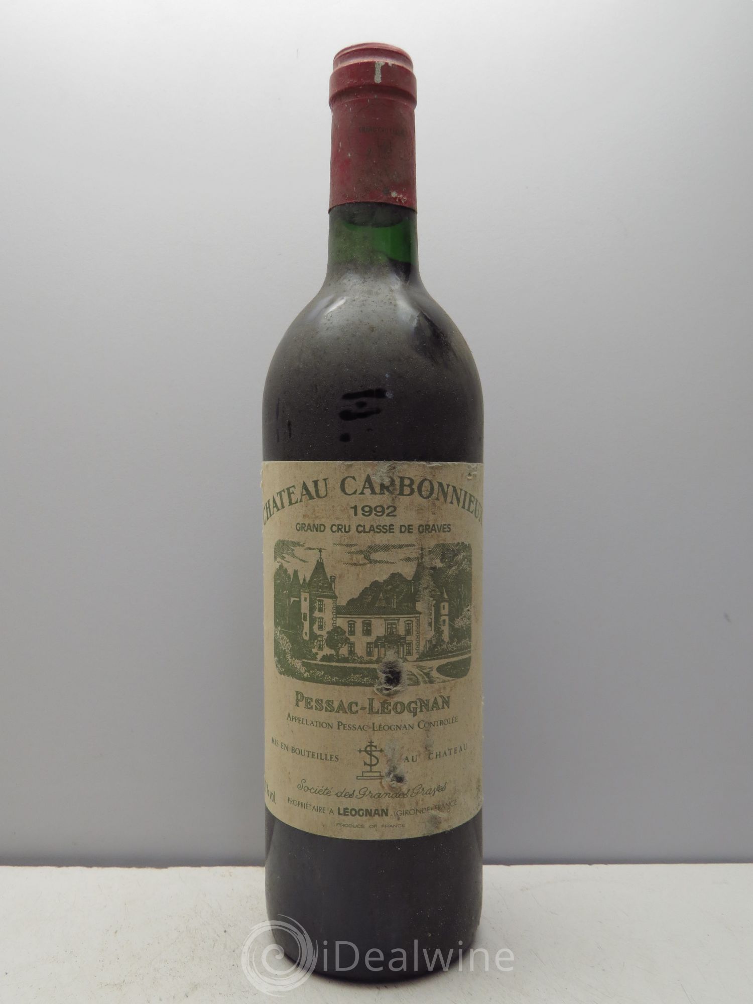 Château Carbonnieux Cru Classé de Graves 1992 - Lot de 1 bouteille - 0