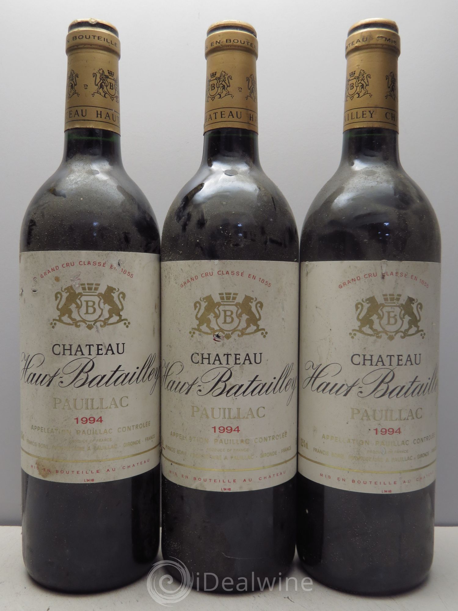 Château Haut Batailley 5ème Grand Cru Classé 1994 - Lot de 3 bouteilles - 0