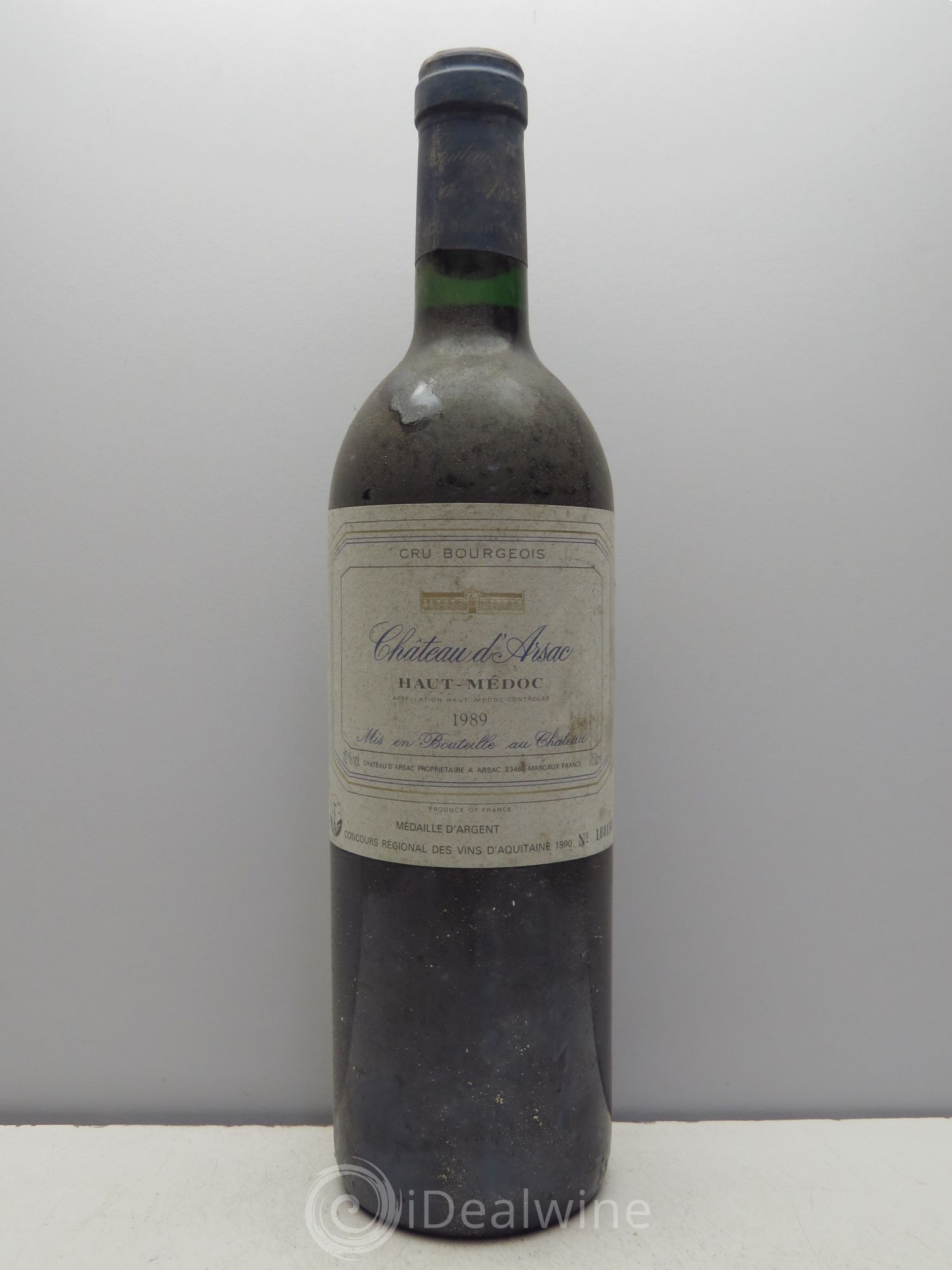 Château d' Arsac Cru Bourgeois 1989 - Lot de 1 bouteille - 0