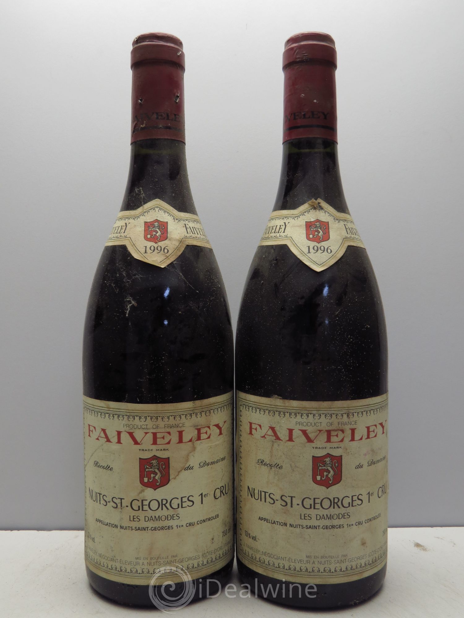Nuits-Saint-Georges 1er Cru Les Damodes Faiveley null 1996 - Lot of 2 bottles - 0