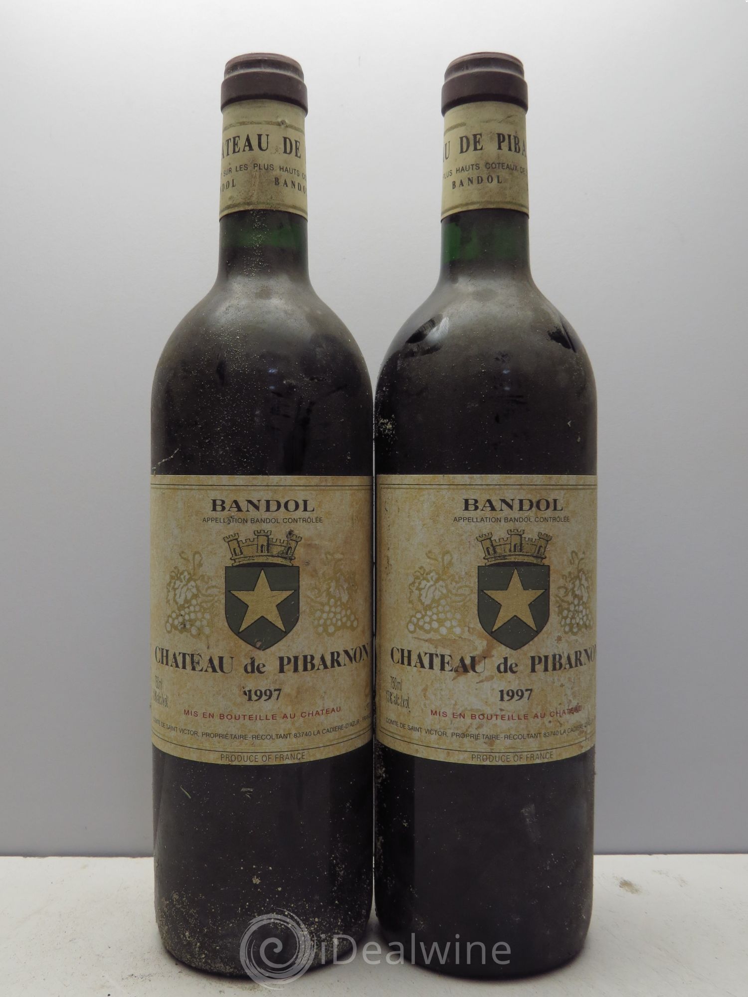 Bandol Château de Pibarnon Comte de Saint-Victor 1997 - Lot de 2 bouteilles - 0