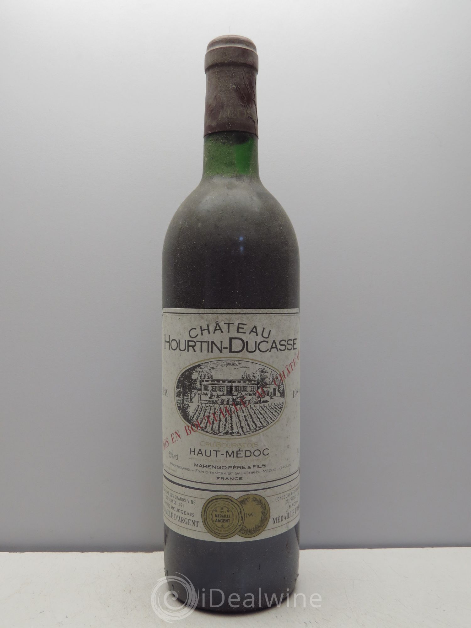 Château Hourtin Ducasse Cru Bourgeois 1989 - Lot de 12 bouteilles - 0