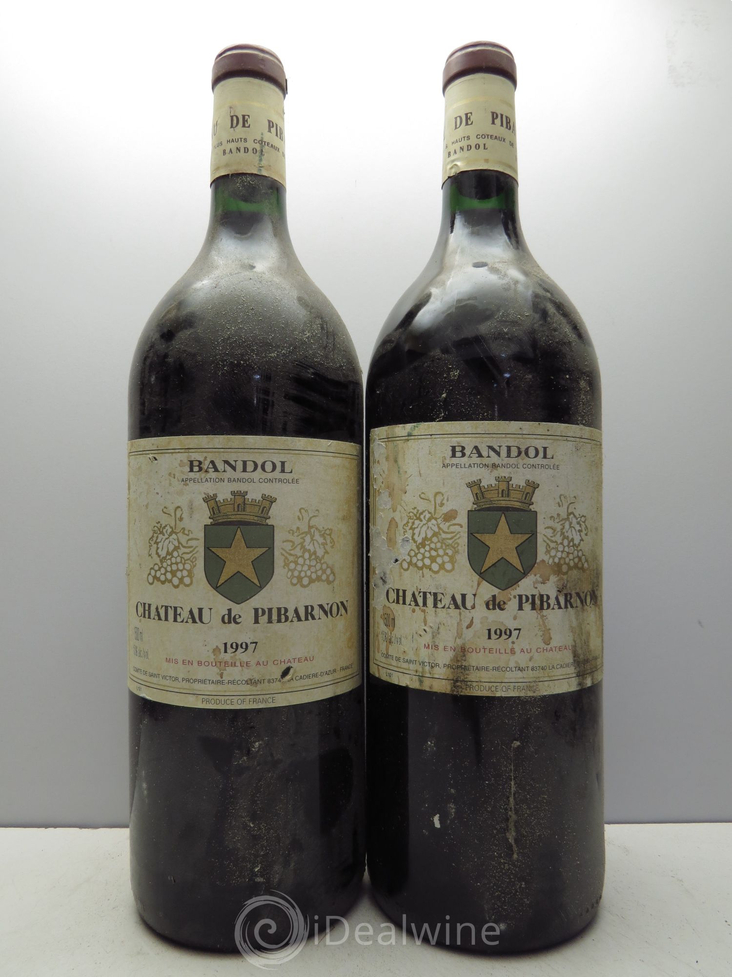 Bandol Château de Pibarnon Comte de Saint-Victor 1997 - Lot de 2 magnums - 0