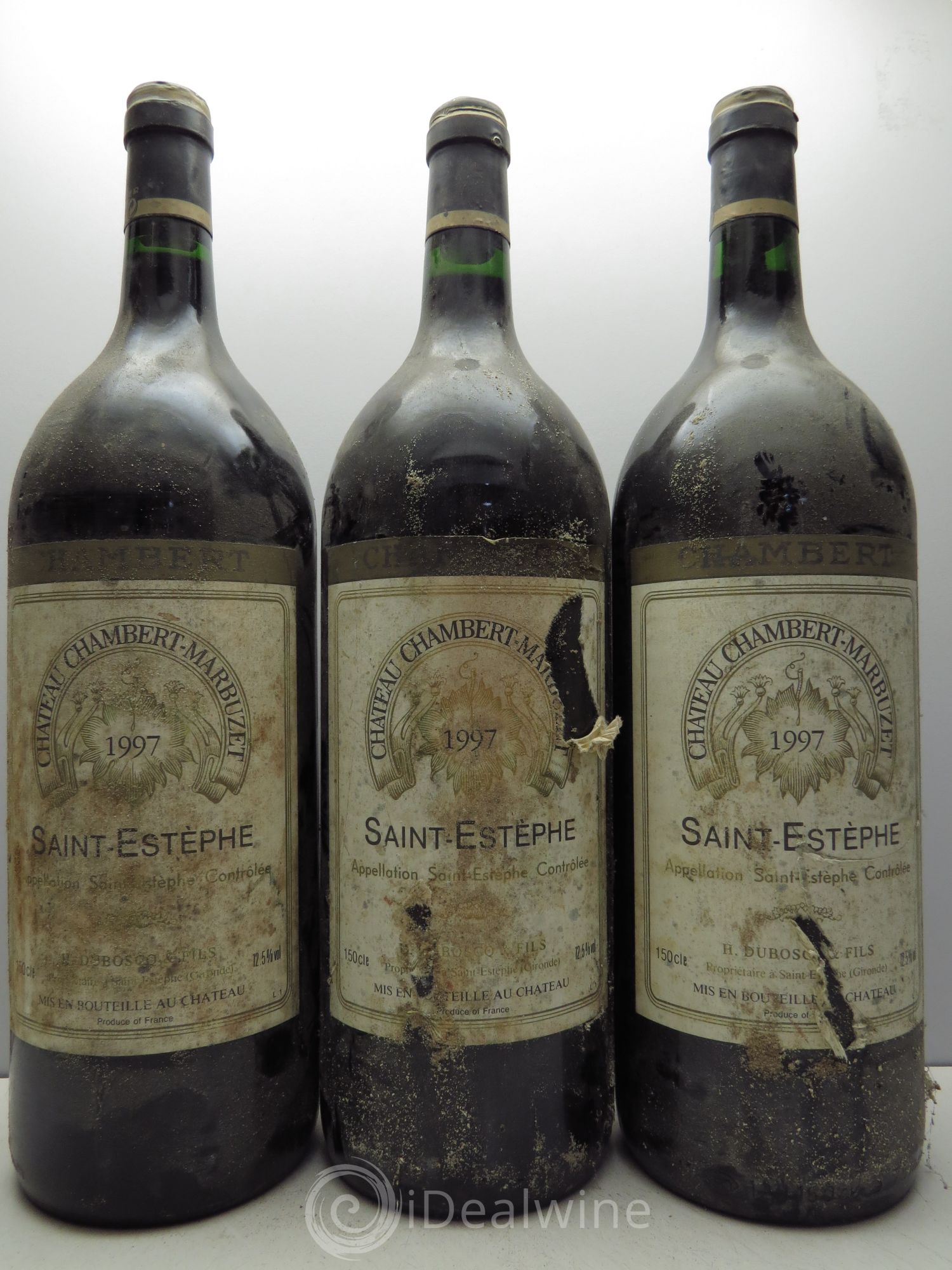Château Chambert-Marbuzet Cru Bourgeois 1997 - Lot de 3 magnums - 0