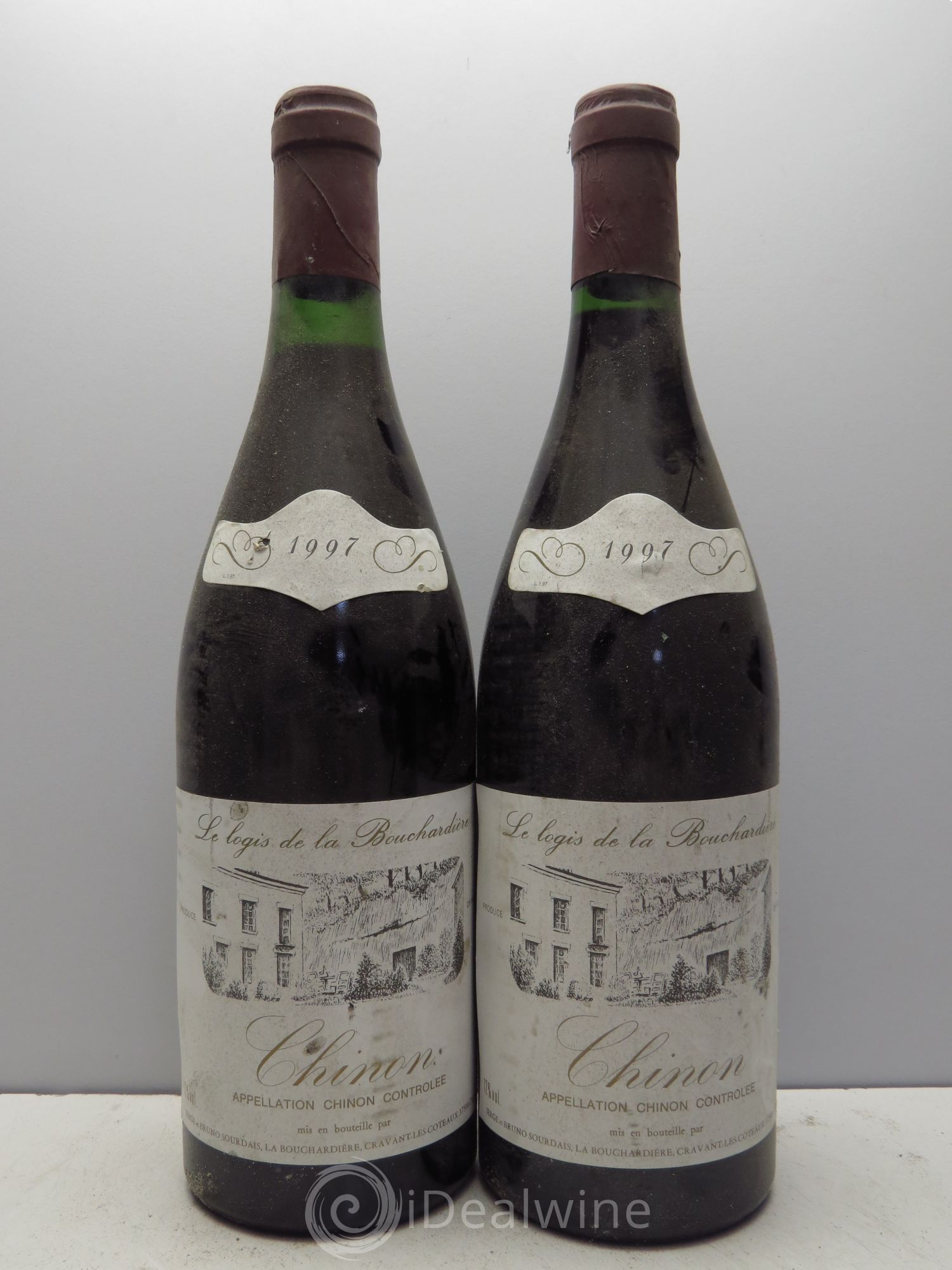 Chinon Bouchardière 1997 - Lot de 2 bouteilles - 0