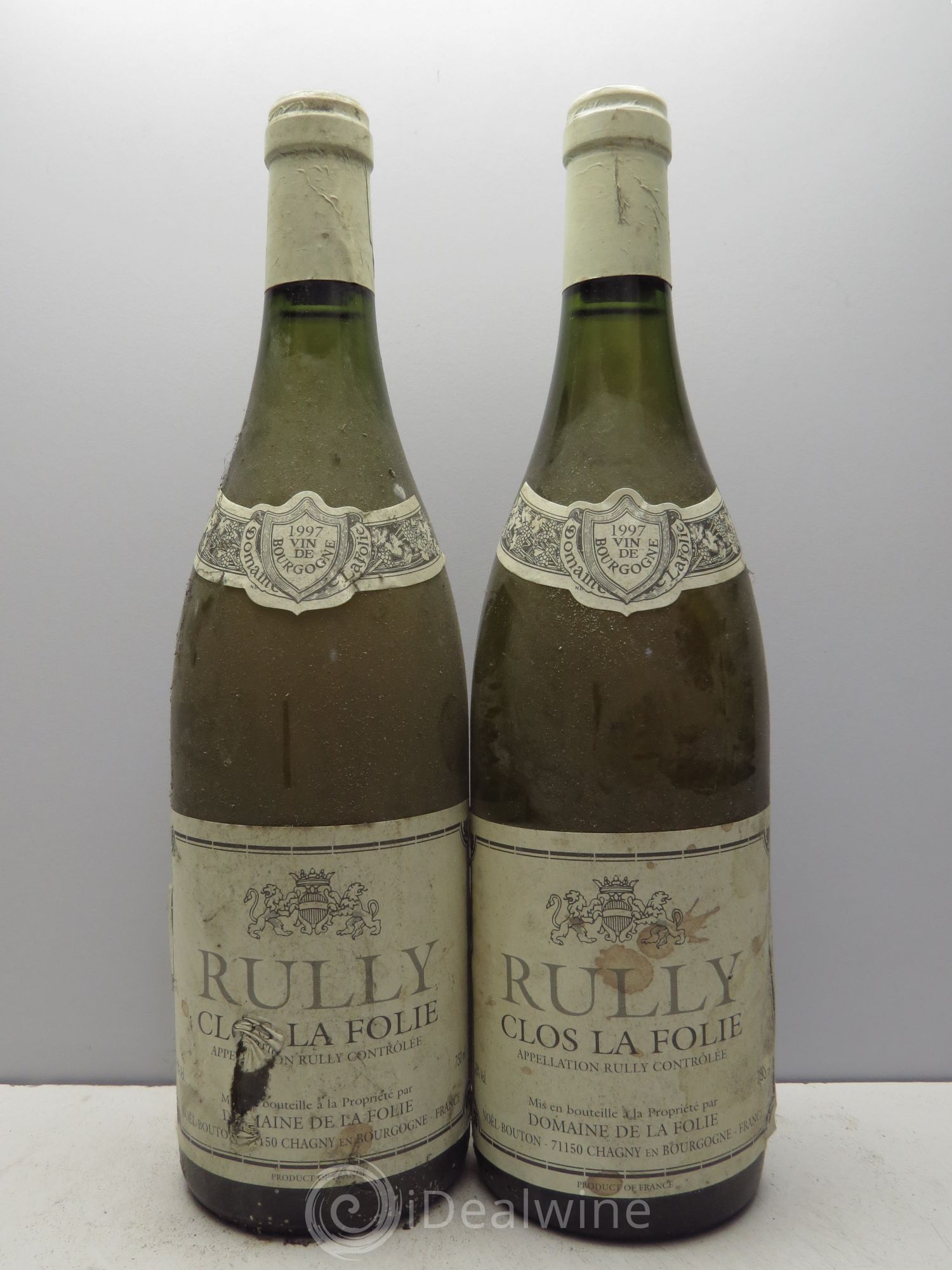 Rully Domaine de la Folie 1997 - Lot of 2 bottles - 0