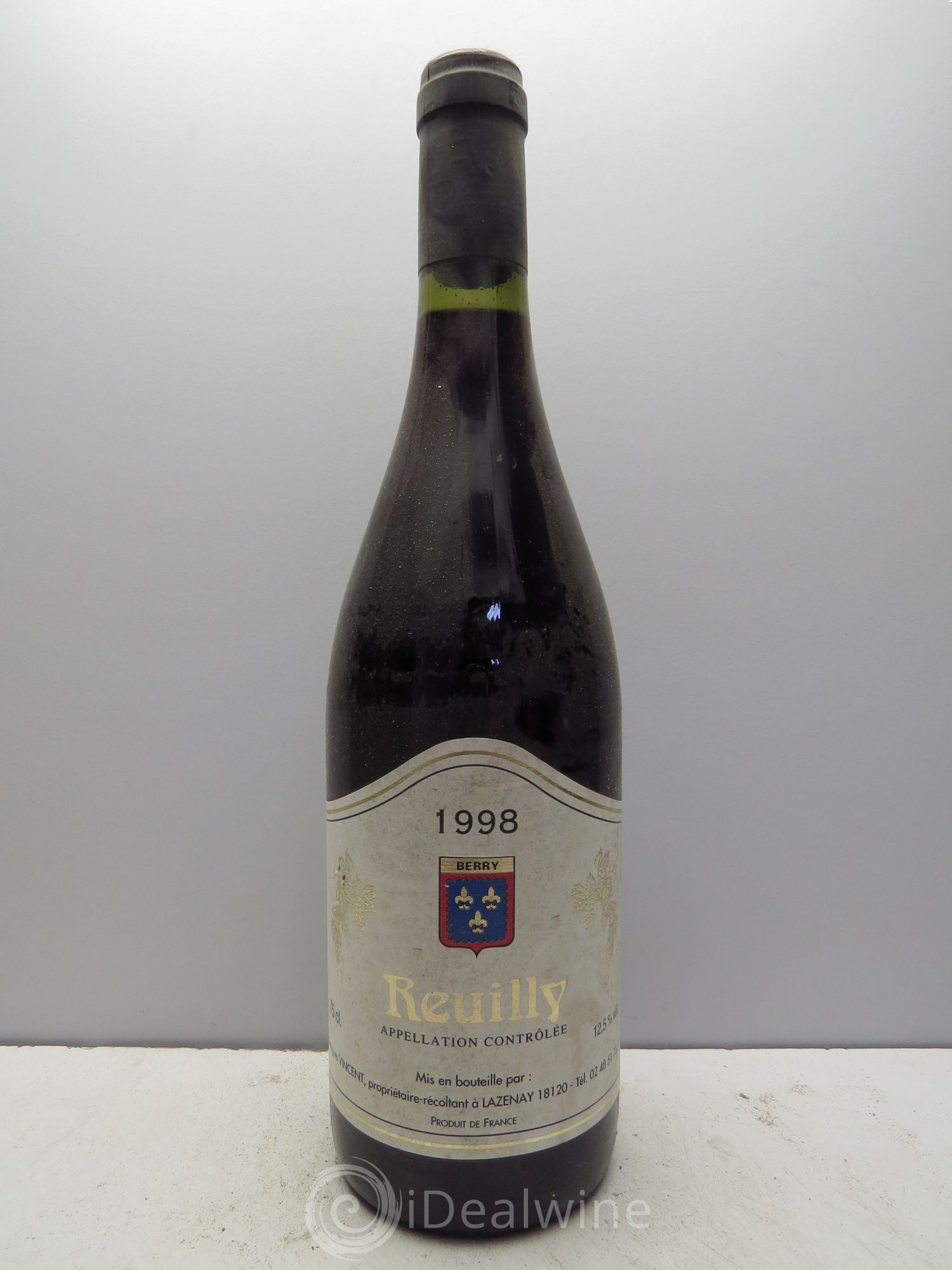 Divers Reuilly Jacques Vincent 1998 - Posten von 1 Flasche - 0