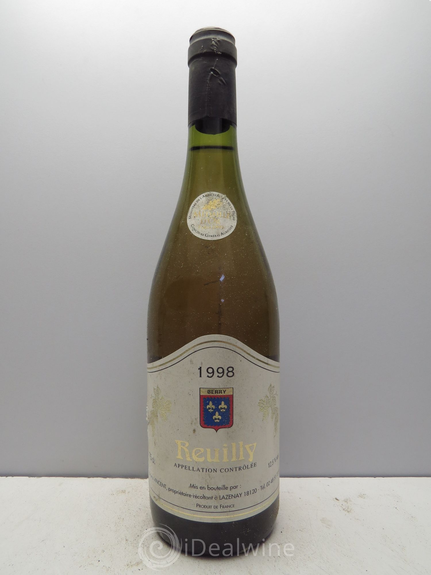 Divers Reuilly Jacques Vincent 1998 - Posten von 1 Flasche - 0