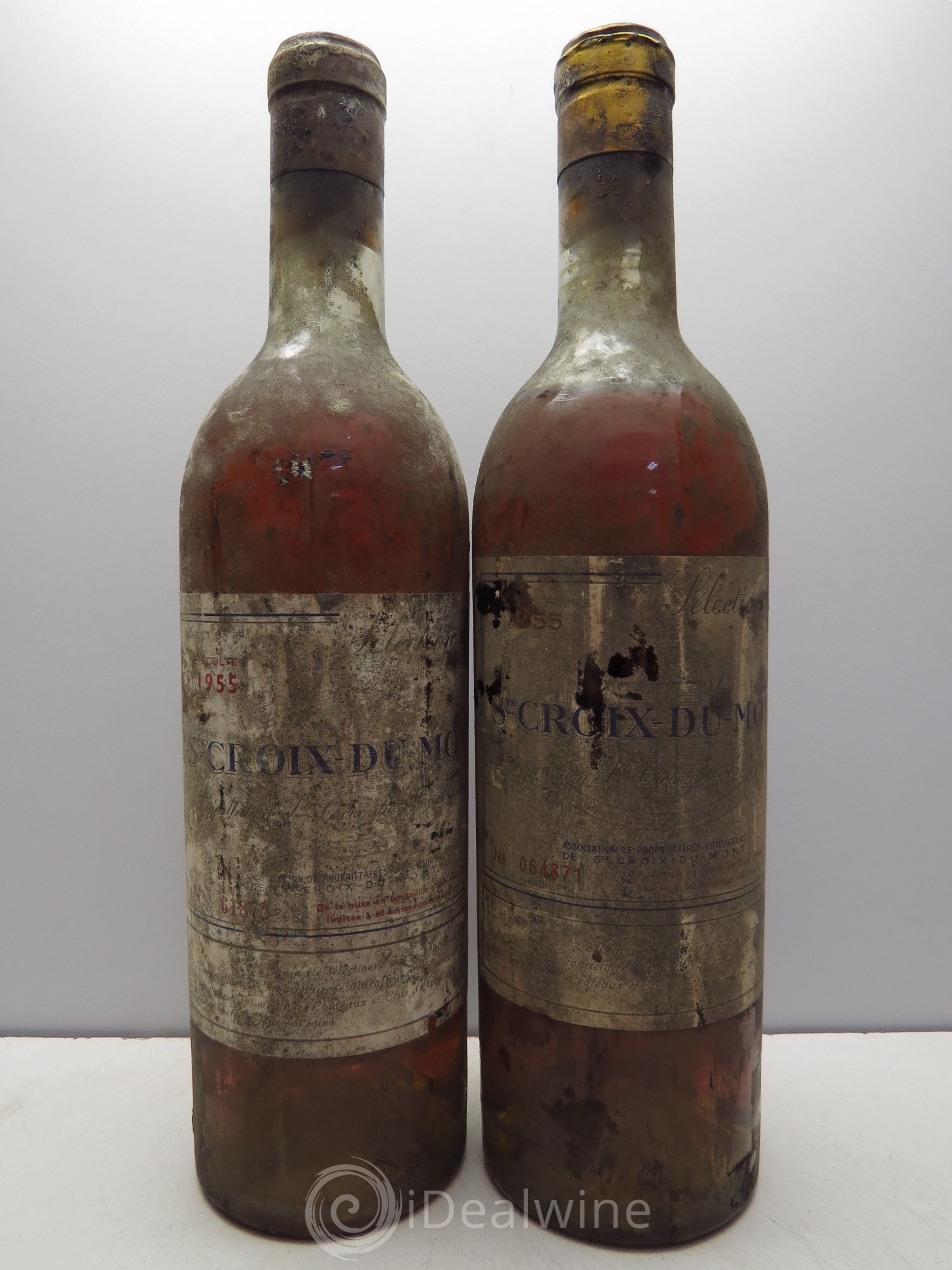 Bordeaux Saint Croix du Mont 1955 - Posten von 2 Flaschen - 0