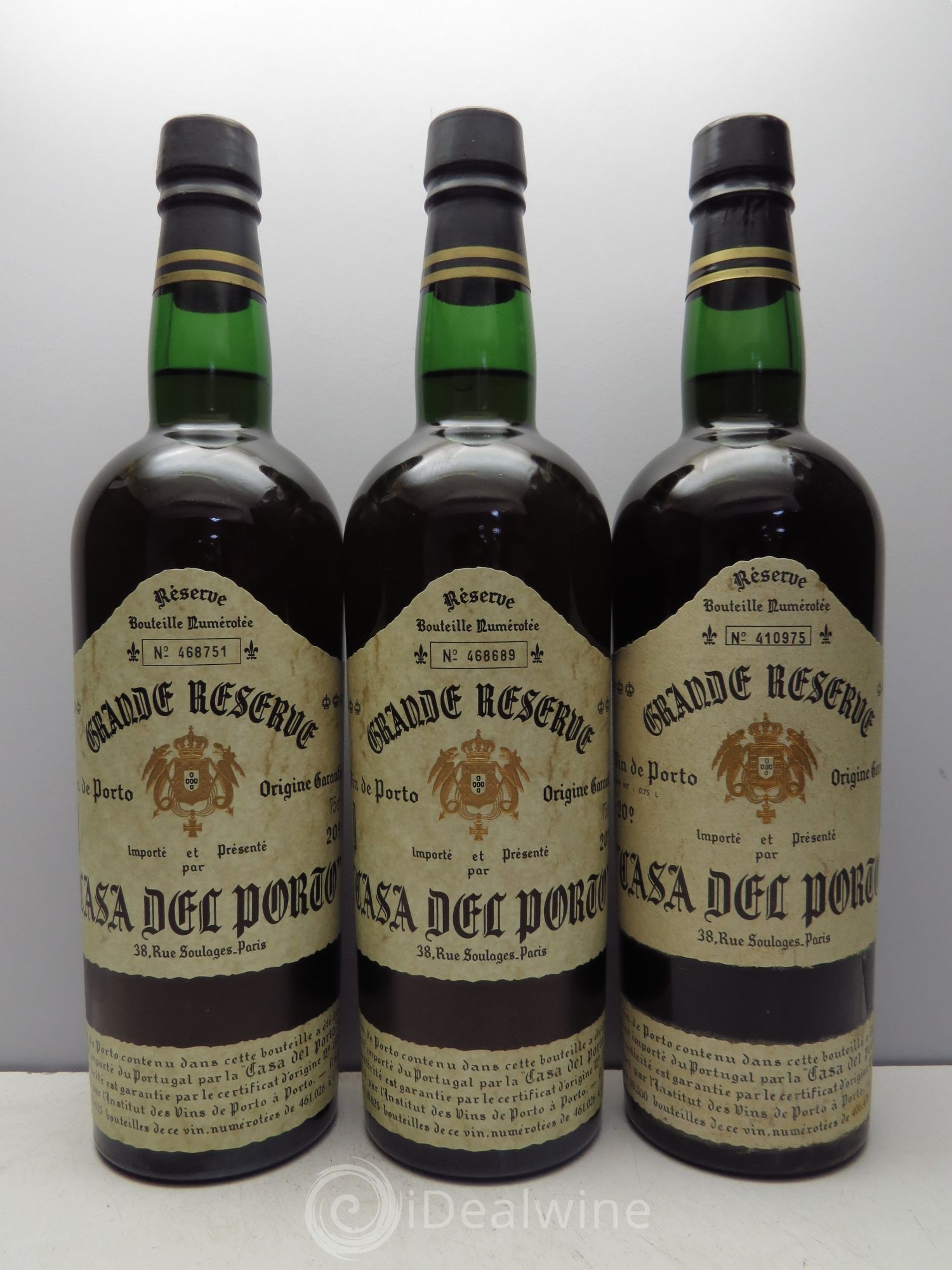 Porto Casa del Porto Grand Reserve - Posten von 3 Flaschen - 0