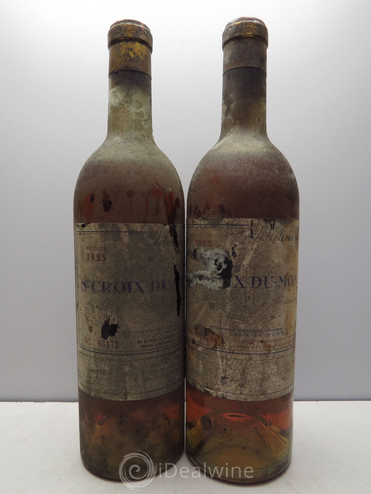 Bordeaux Saint Croix du Mont 1955 - Posten von 2 Flaschen - 0