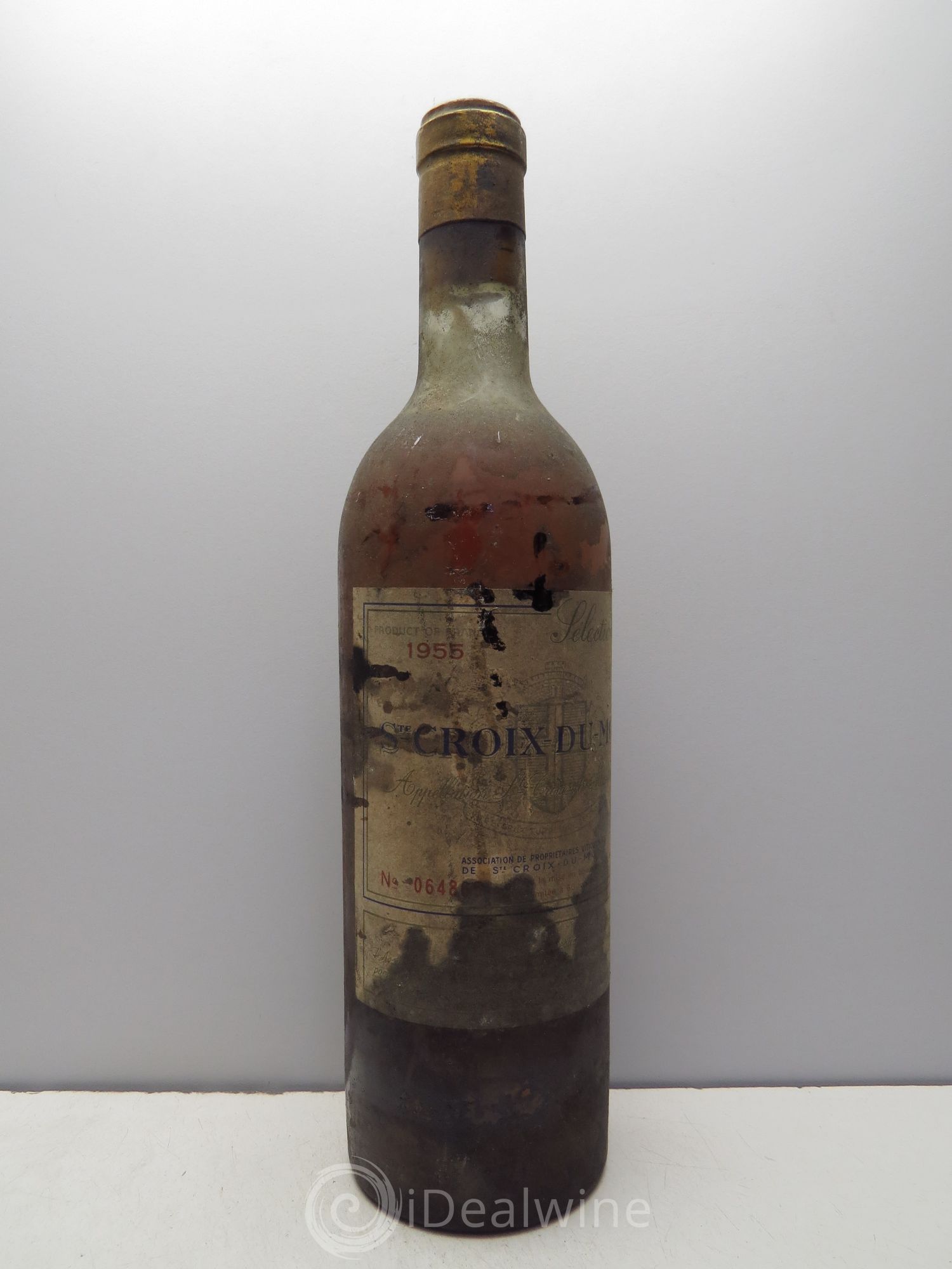 Bordeaux Saint Croix du Mont 1955 - Posten von 1 Flasche - 0